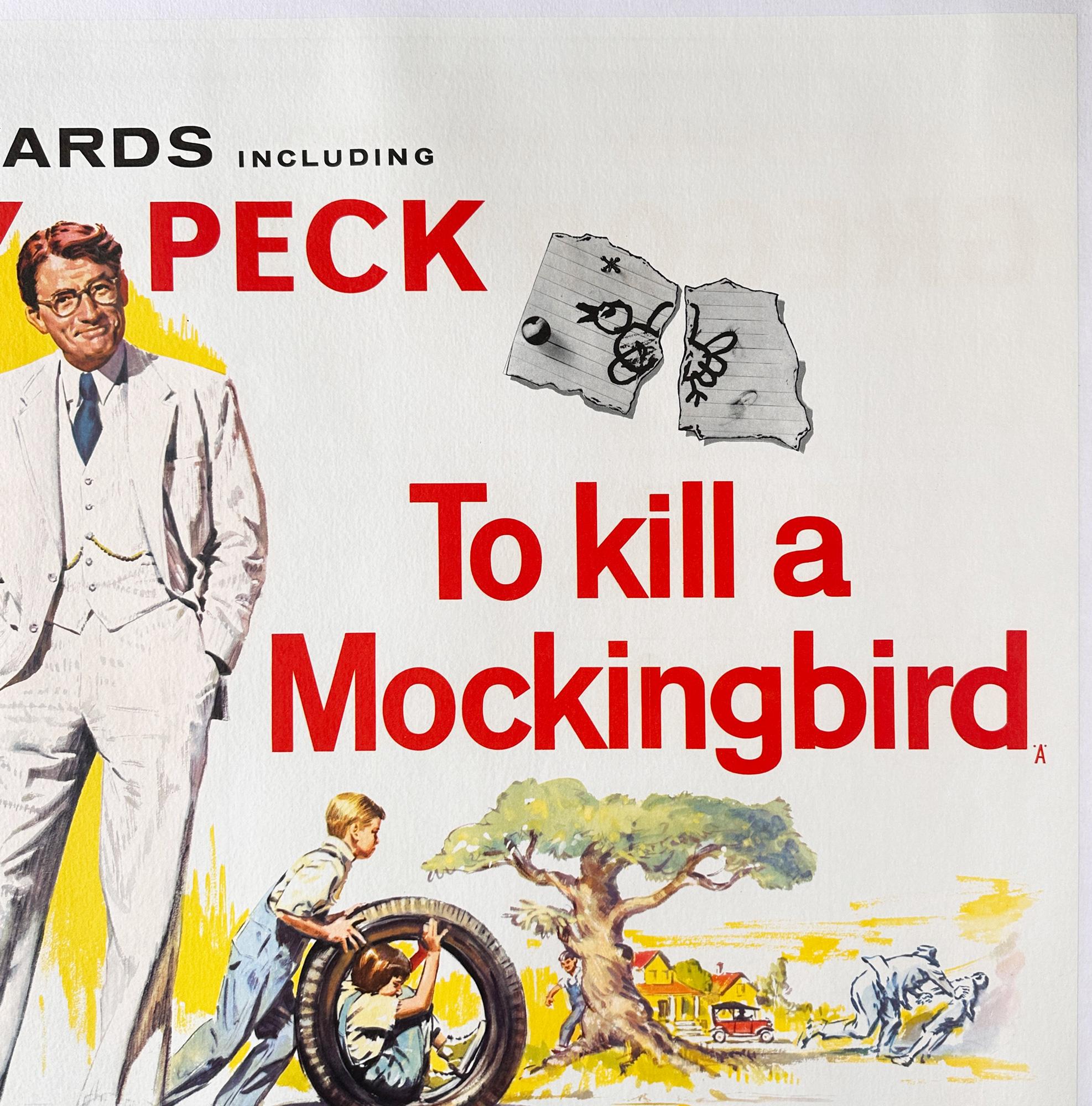 20th Century To Kill a Mockingbird 1963 UK Quad Film Poster For Sale