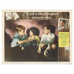 To Kill a Mockingbird 1963 Carte de scène américaine