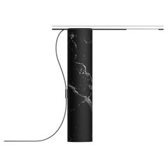T.O Table Lamp Black Marble and Chrome