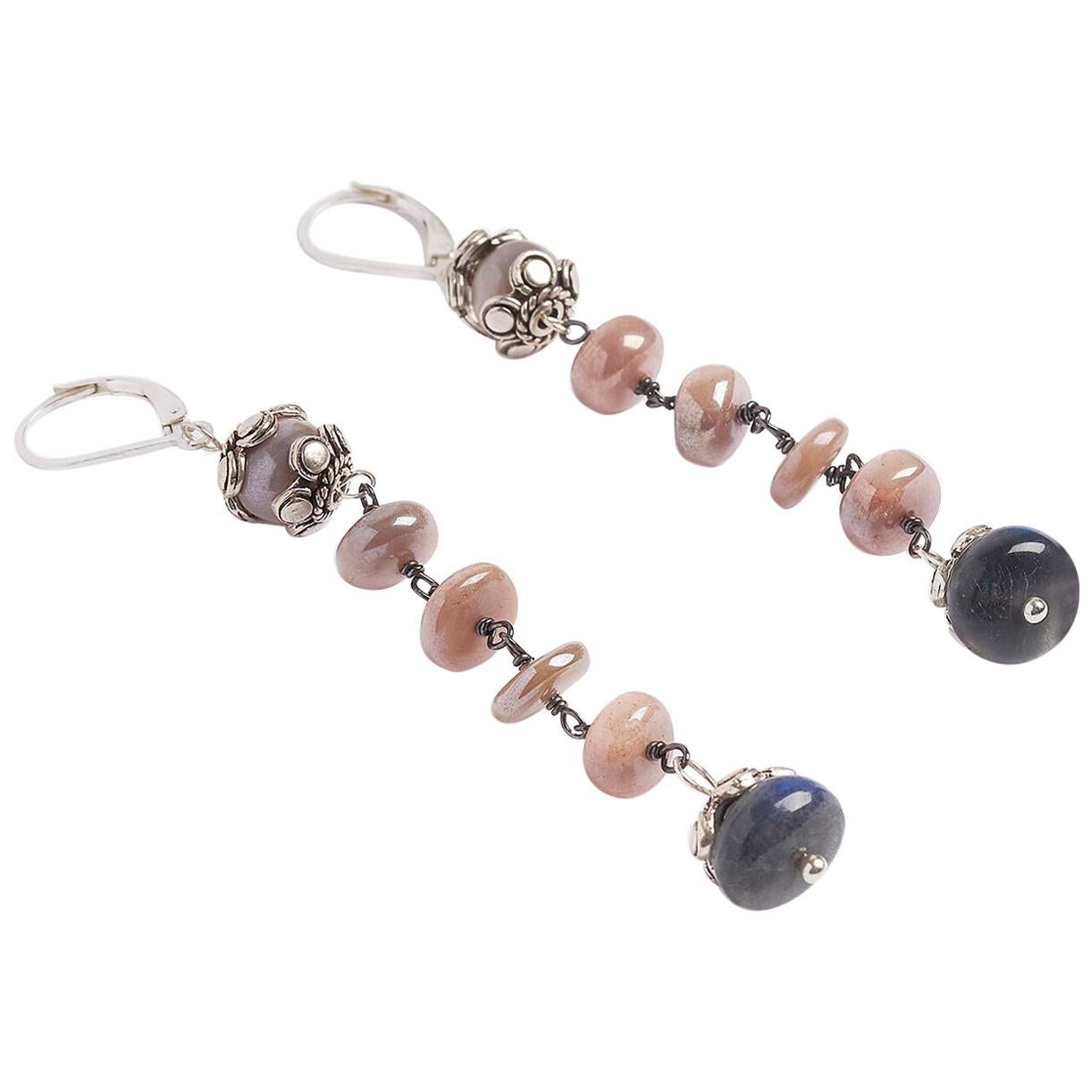 Moonstone "To The Moon and Back" Earrings