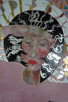 "To Whom The Gods Love, Destiny Comes Late" Contemporary Figurative Oil Painting