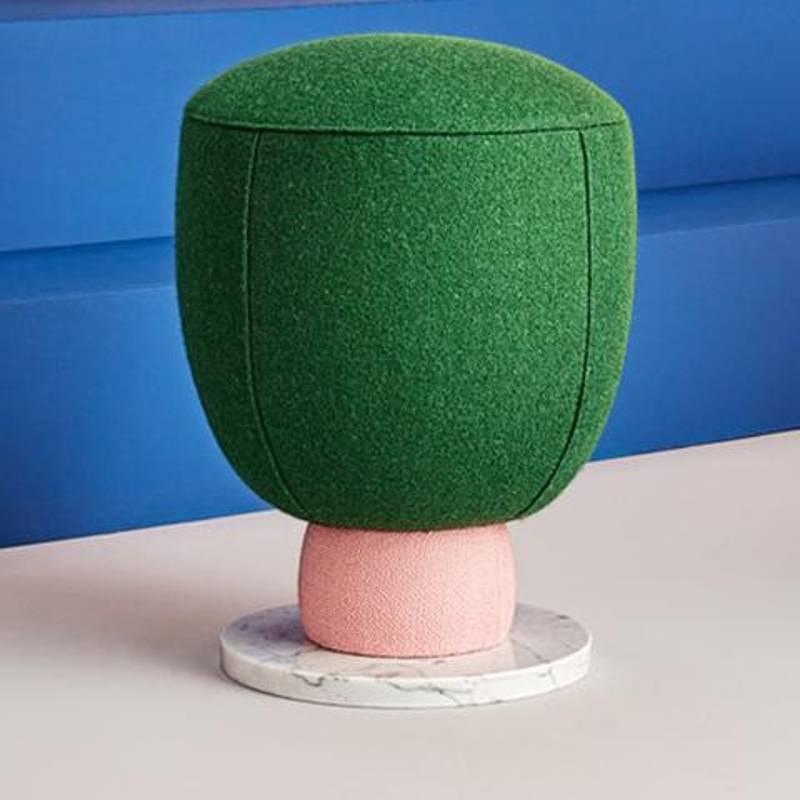 Modern Toadstool Collection Ensemble Sofa, Table and Puffs, Masquespacio