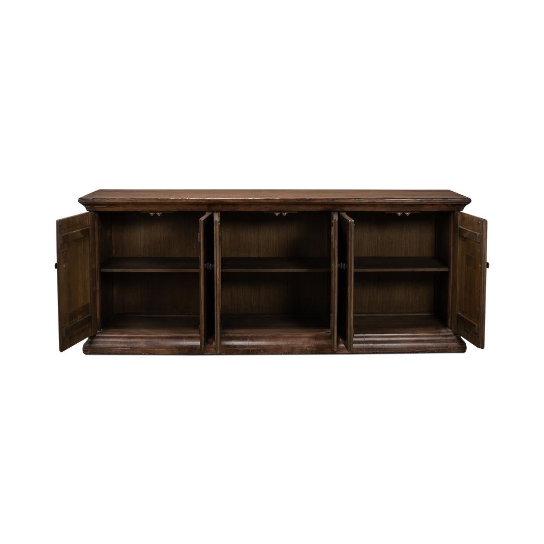 Rustico Credenza provinciale marrone tostato in vendita