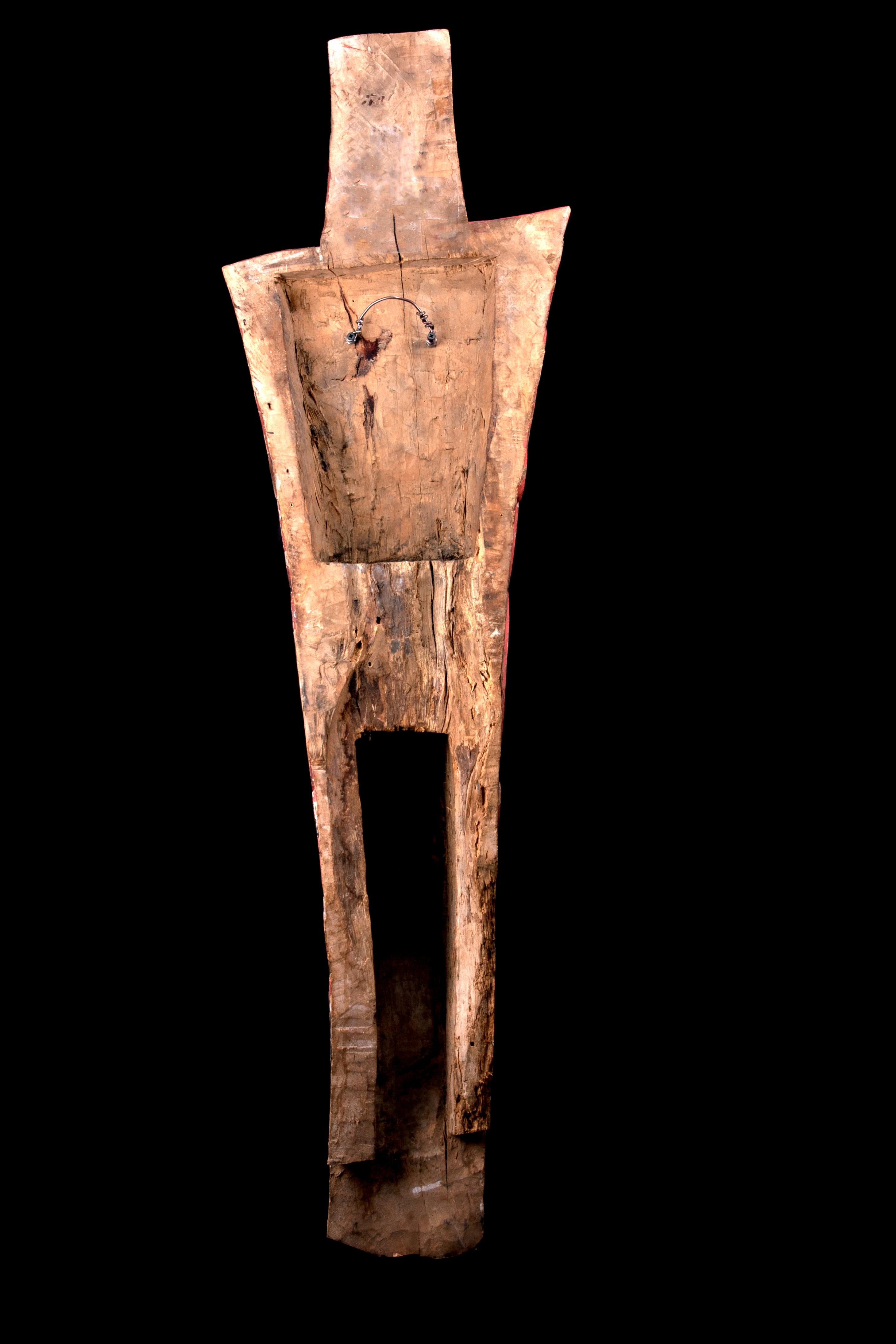 Hardwood Toba Batak Singa House Ornament, Sumatra, Indonesia 20th Century, Ex-Sotheby's For Sale