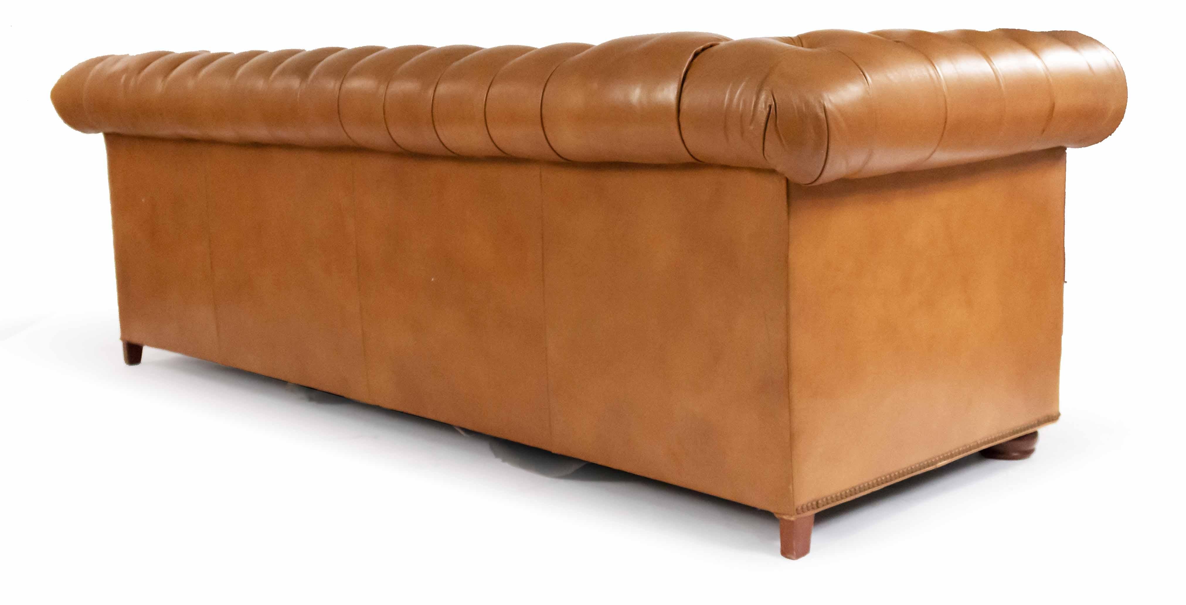 light brown chesterfield sofa