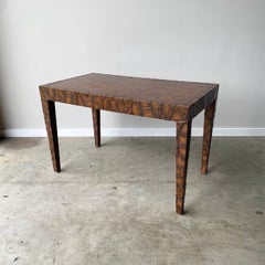 Maitland Smith style Tobacco Leaf Desk