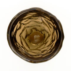 Vase "Burri" aus Murano-Tabakglas