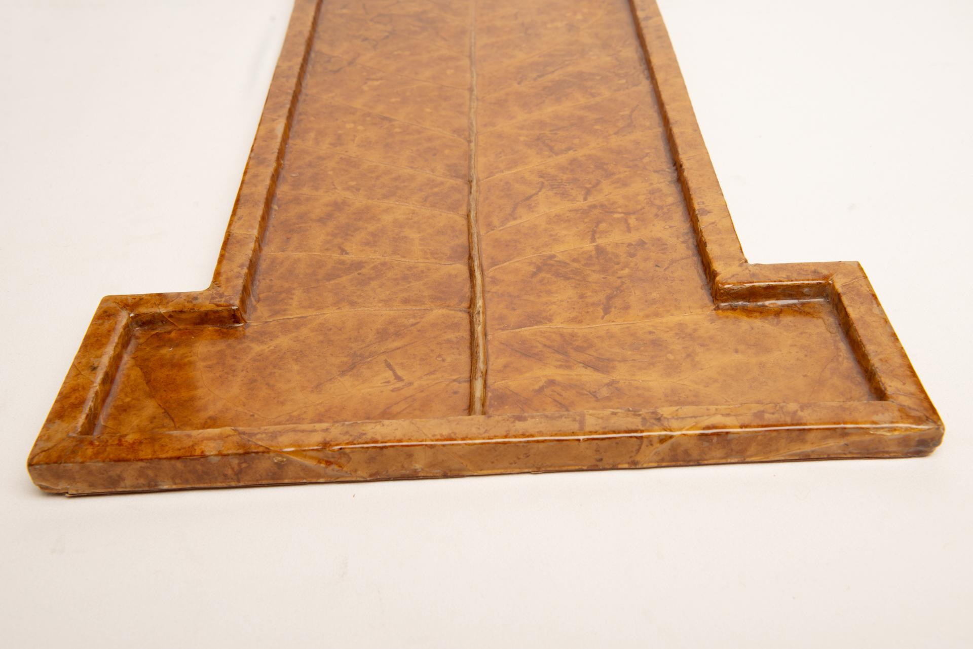Fruitwood Tobacco Wooden Tray