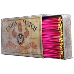Tobacconist Advertising Oversized Match Box, circa 1925