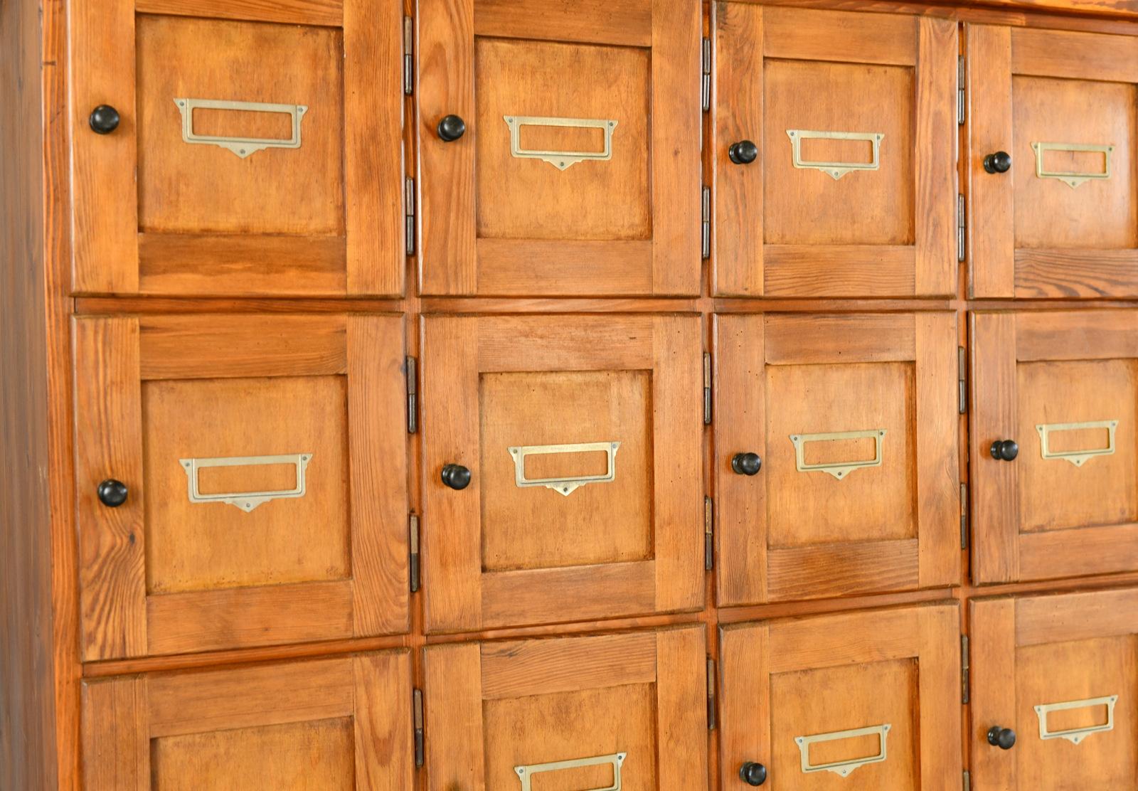 Pine Tobacconist's Shop Cabinet Circa 1930s For Sale