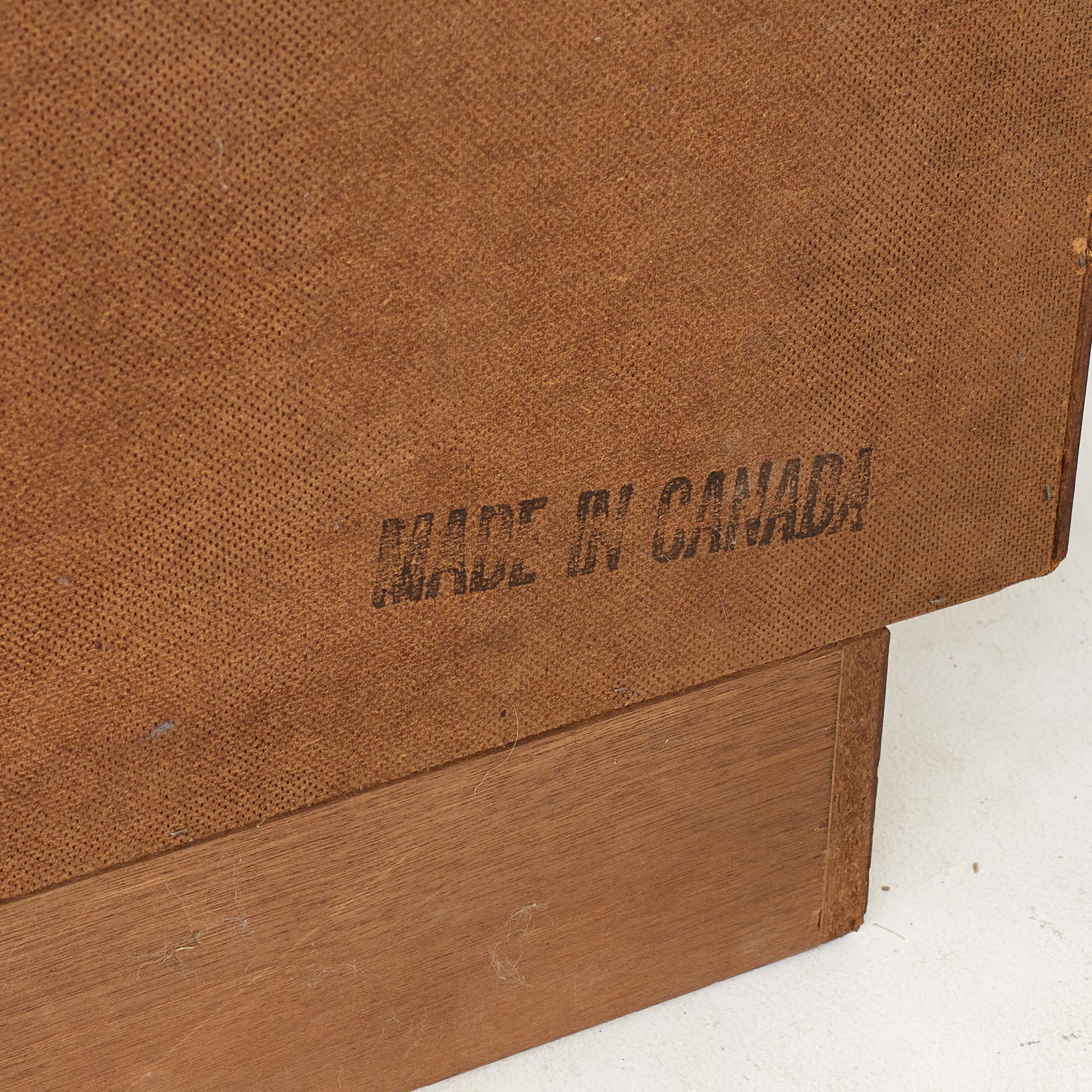 Tobago Brutalist Mid Century Walnut Credenza 1