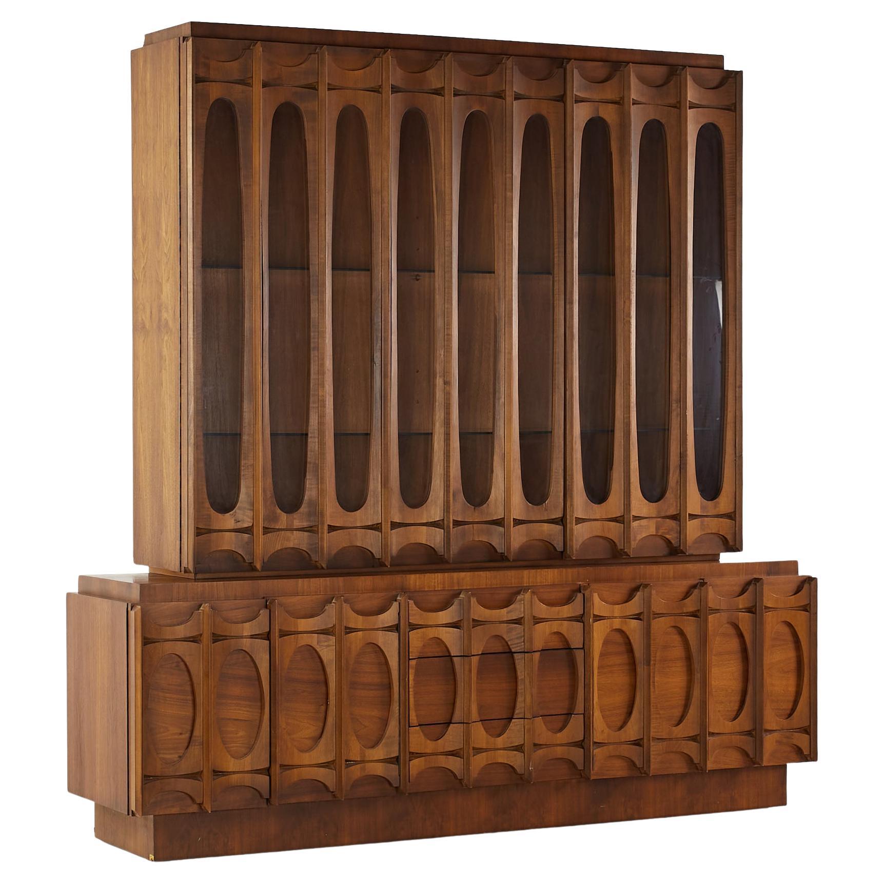 Blue Canadian Buffet/ Three over Three at 1stDibs