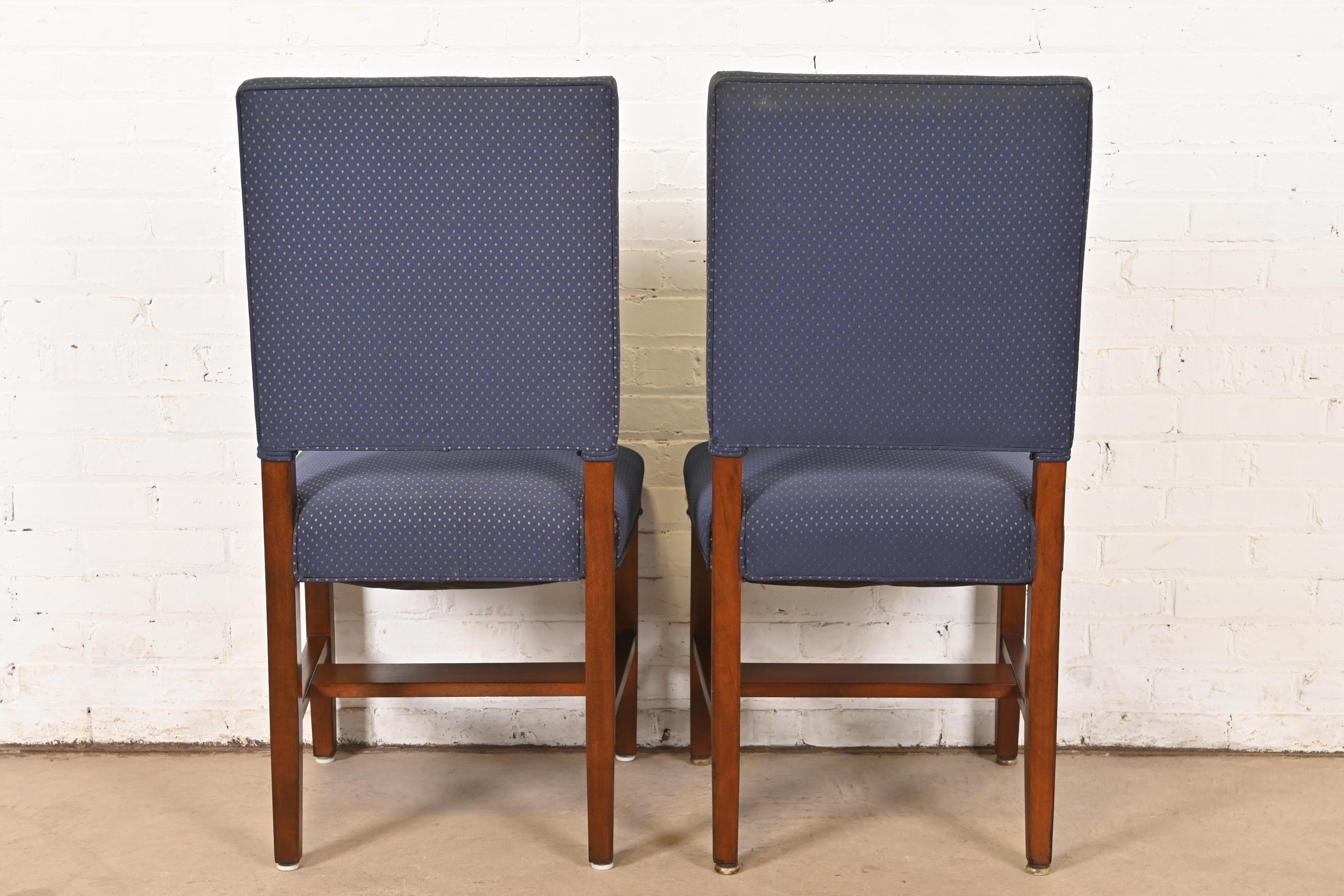 Tobey Furniture Chaises de salle à manger en acajou de style Arts and Crafts, ensemble de quatre en vente 4