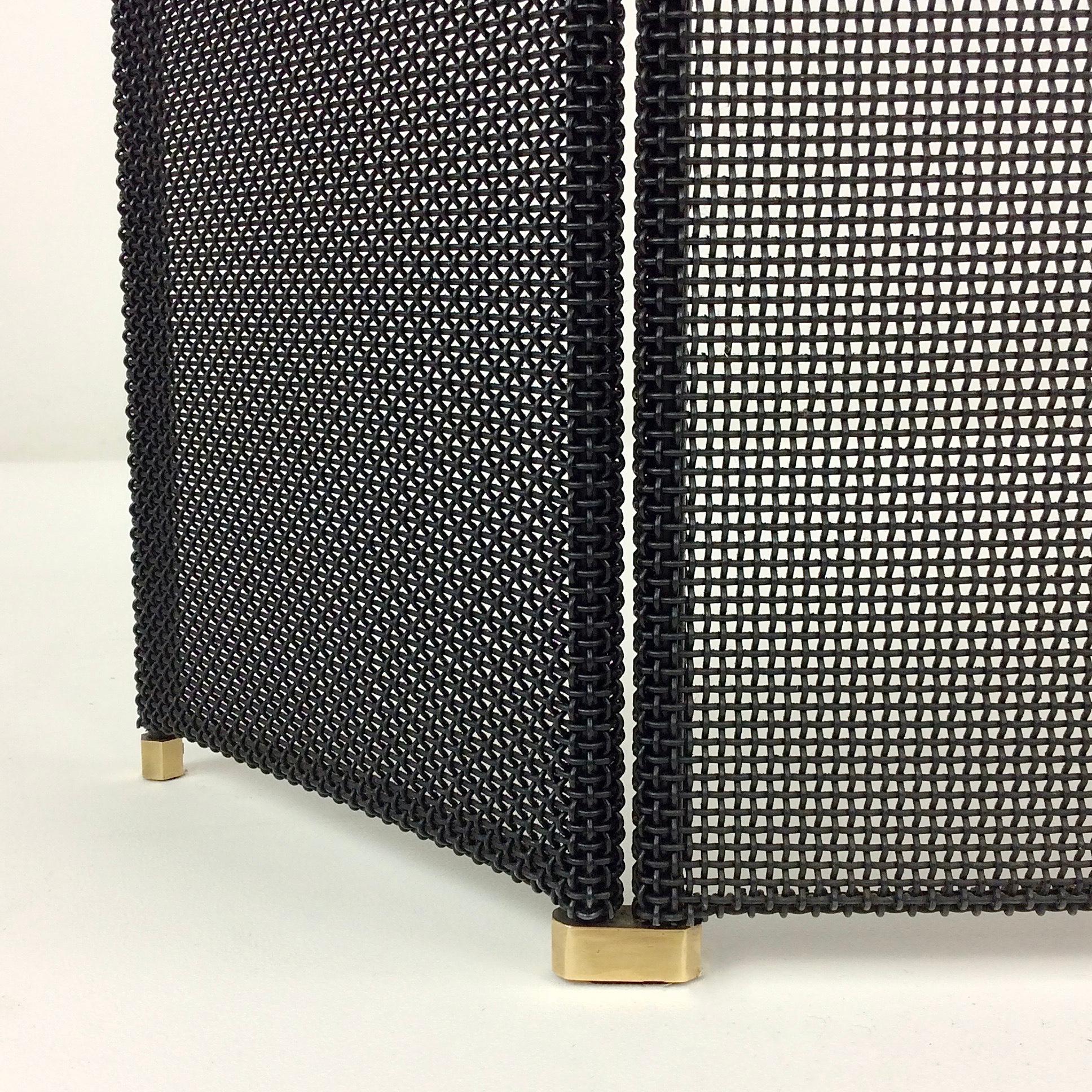 Late 20th Century Tobia & Afra Scarpa Adjustable Fireplace Screen, circa 1970, Italy For Sale