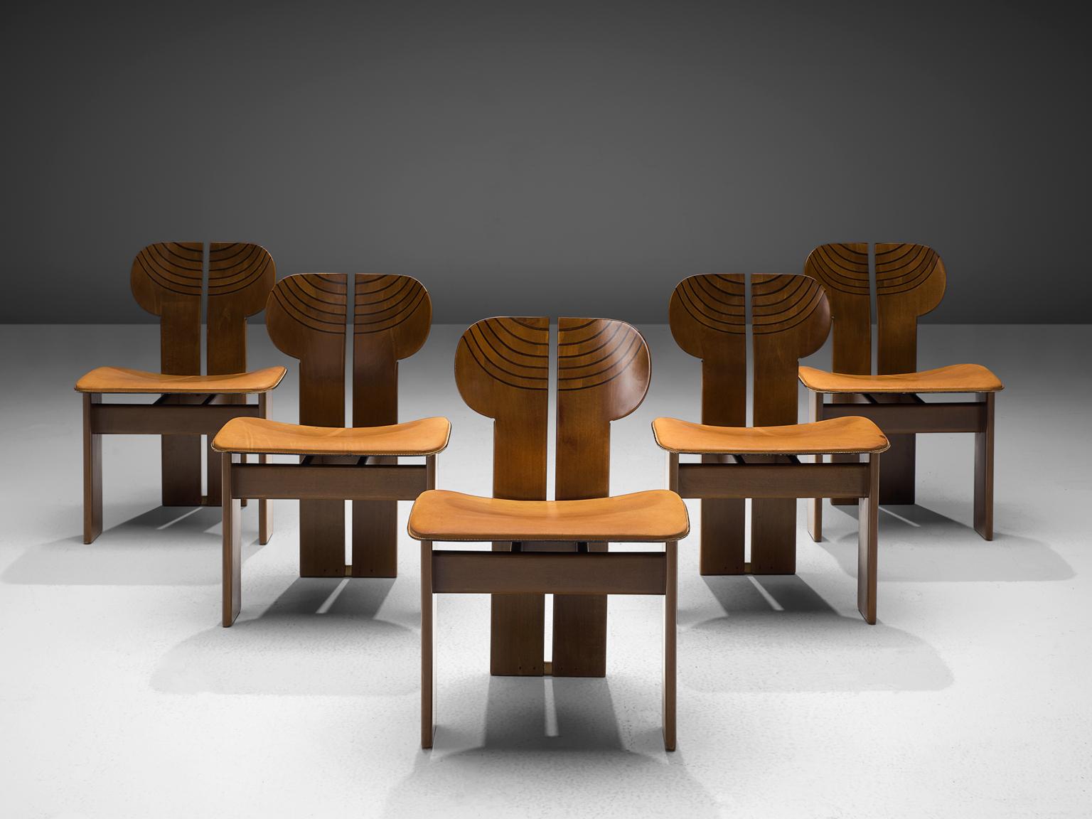Mid-Century Modern Tobia & Afra Scarpa 'Africa' Chairs from the Artona Collection
