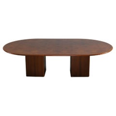 Tobia & Afra Scarpa Africa Conference Table Artona Series by Maxalto 1970s Italy