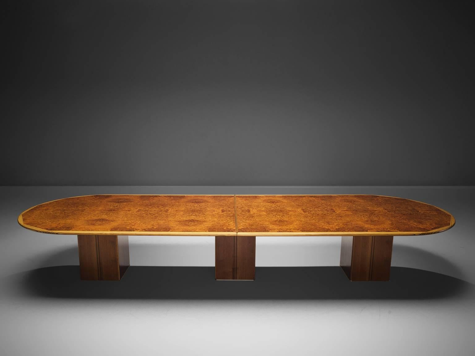 Tobia & Afra Scarpa for Maxalto, 'Artona' table, burl, walnut, 1979

The Artona line by the Scarpa duo was in fact the first line ever produced by Maxalto, the specialist division of B&B Italia. Maxalto was originally set up in 1975 as a high-end