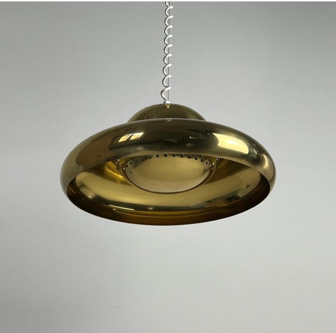 Tobia & Afra Scarpa ceiling light in Brass  For Sale 1