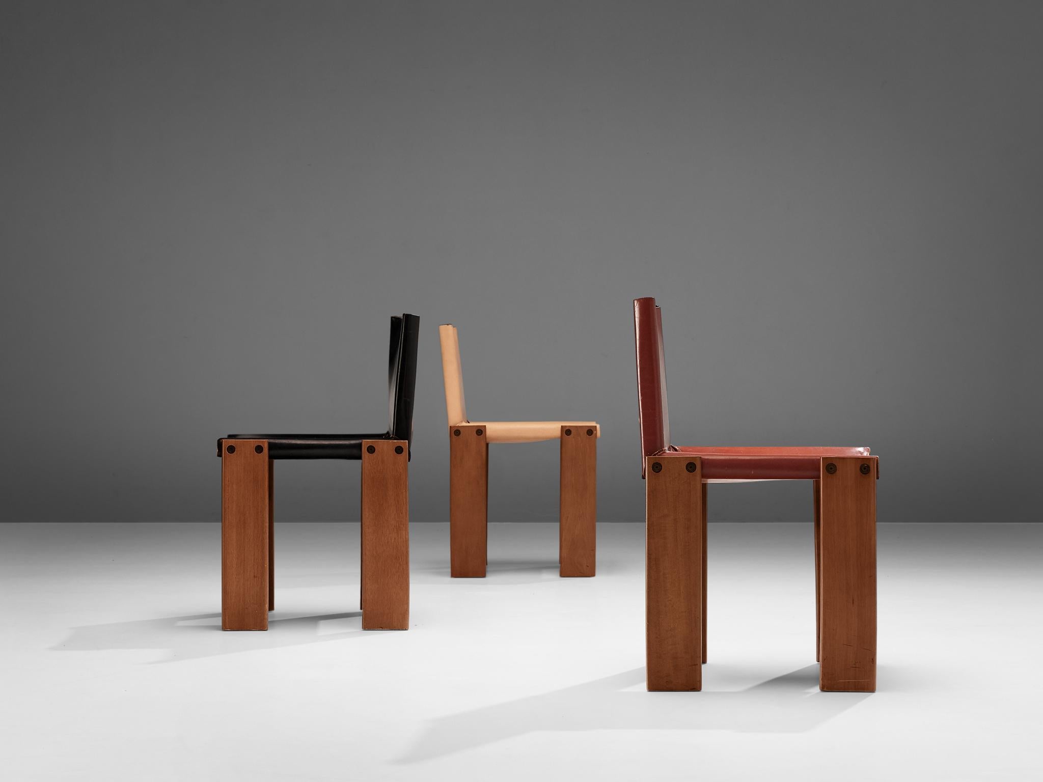 Tobia & Afra Scarpa for Molteni Twelve 'Monk' Chairs 7