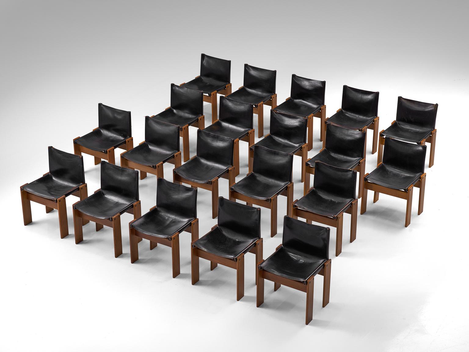 Mid-Century Modern Tobia & Afra Scarpa for Molteni Twenty 'Monk' Chairs