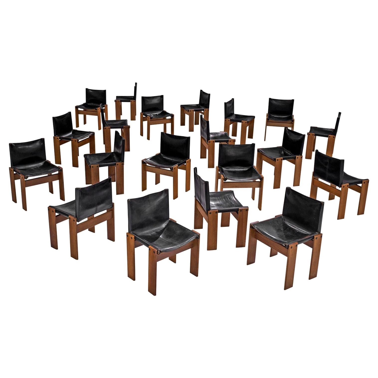 Tobia & Afra Scarpa for Molteni Twenty 'Monk' Chairs