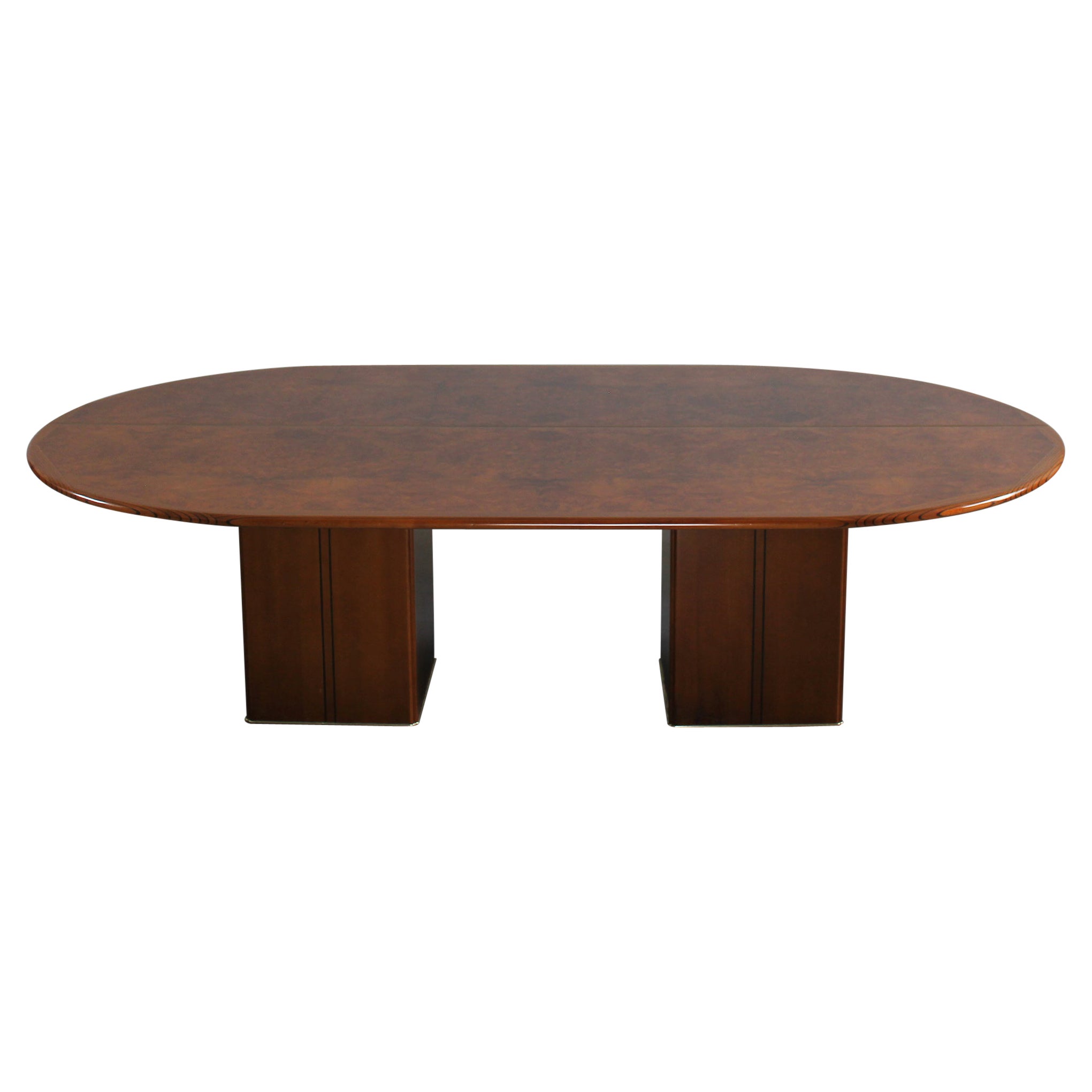 Tobia & Afra Scarpa Large Africa Conference Table Artona series by Maxalto 70s