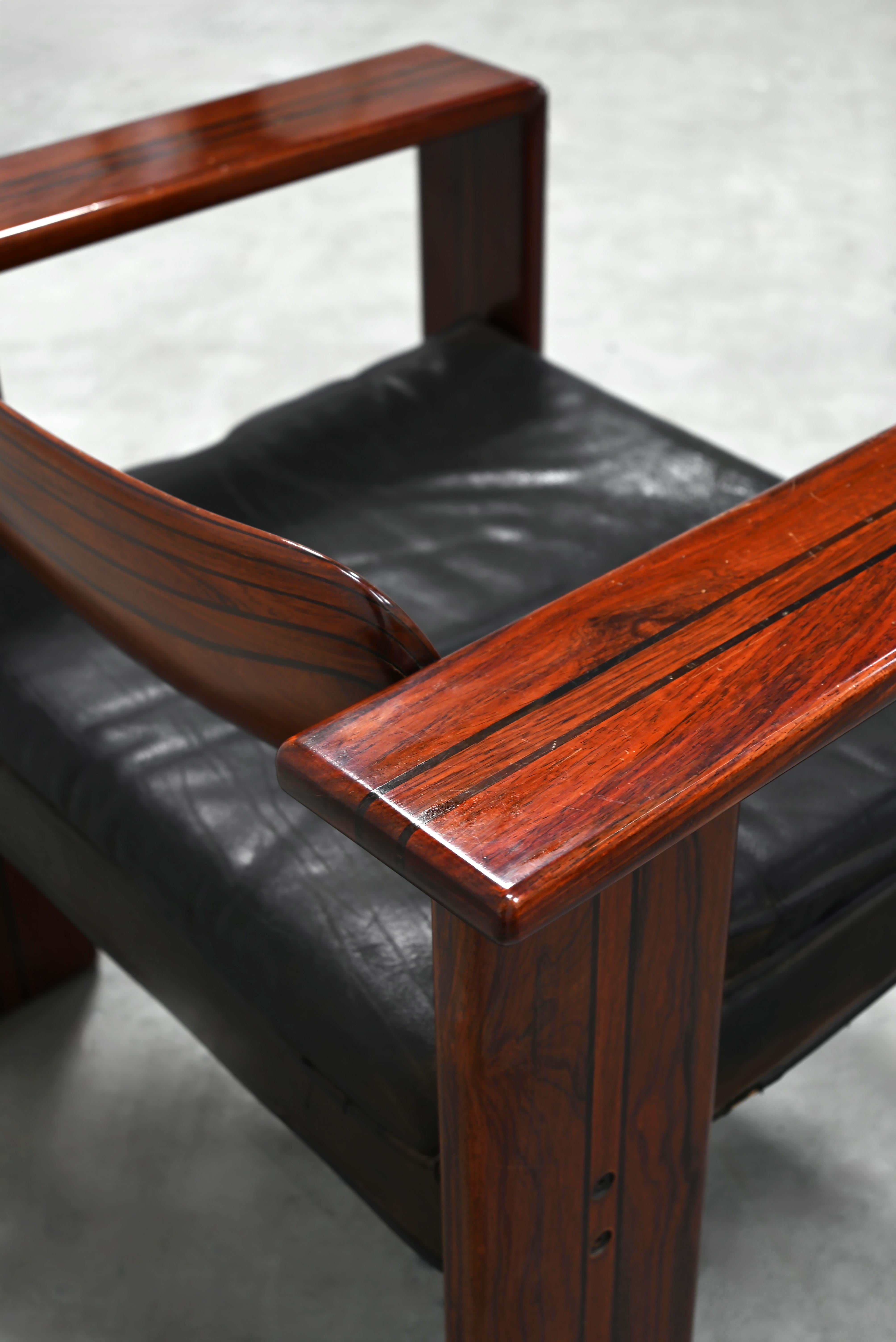 Tobia & Afra Scarpa Pair of Artona Lounge Chairs for Maxalto, Italy, 1970s In Good Condition For Sale In Antwerp, Antwerp