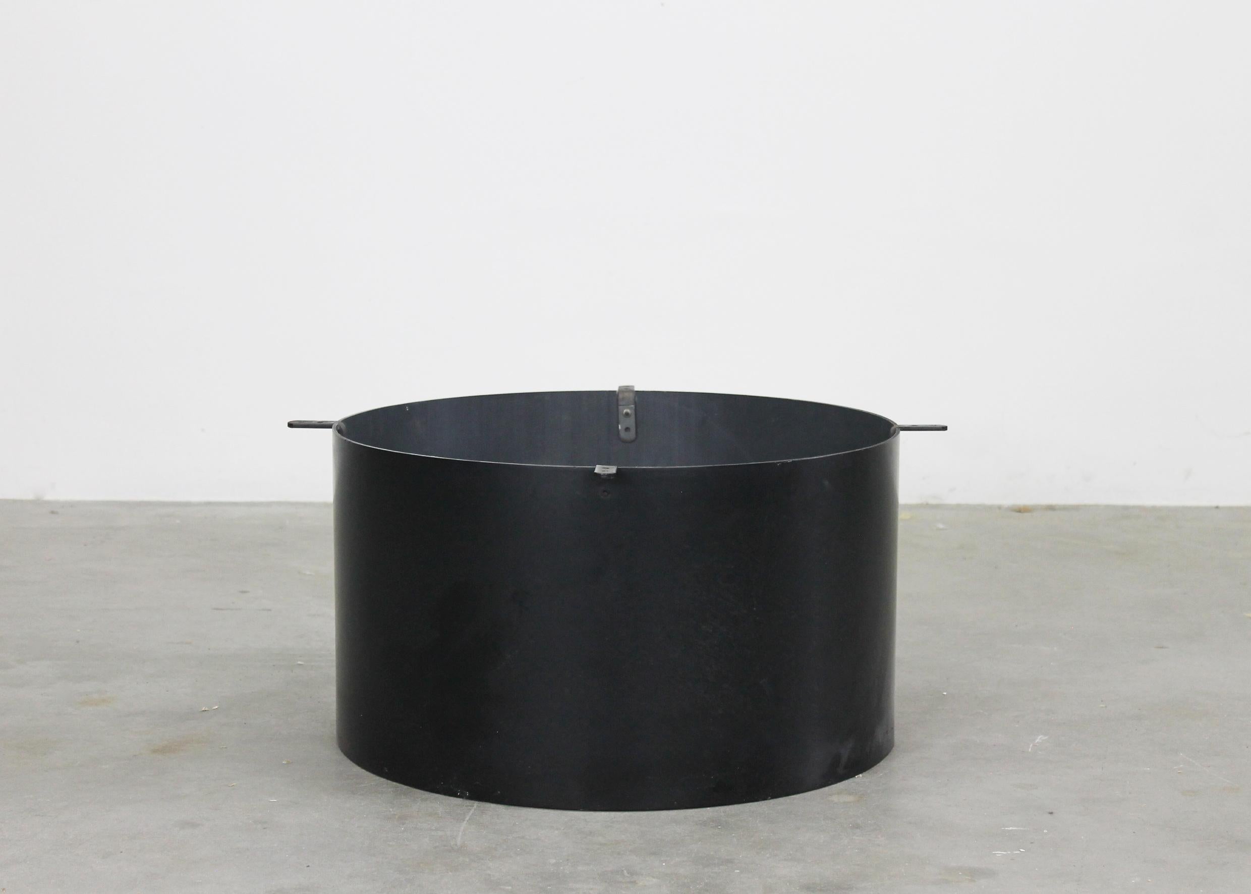 Other Tobia & Afra Scarpa Tobio Low Square Table in Leather by B&B Italia 1970s For Sale