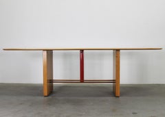 Mesa Tobia & Afra Scarpa Torcello de madera de nogal by Stildomus Años 70