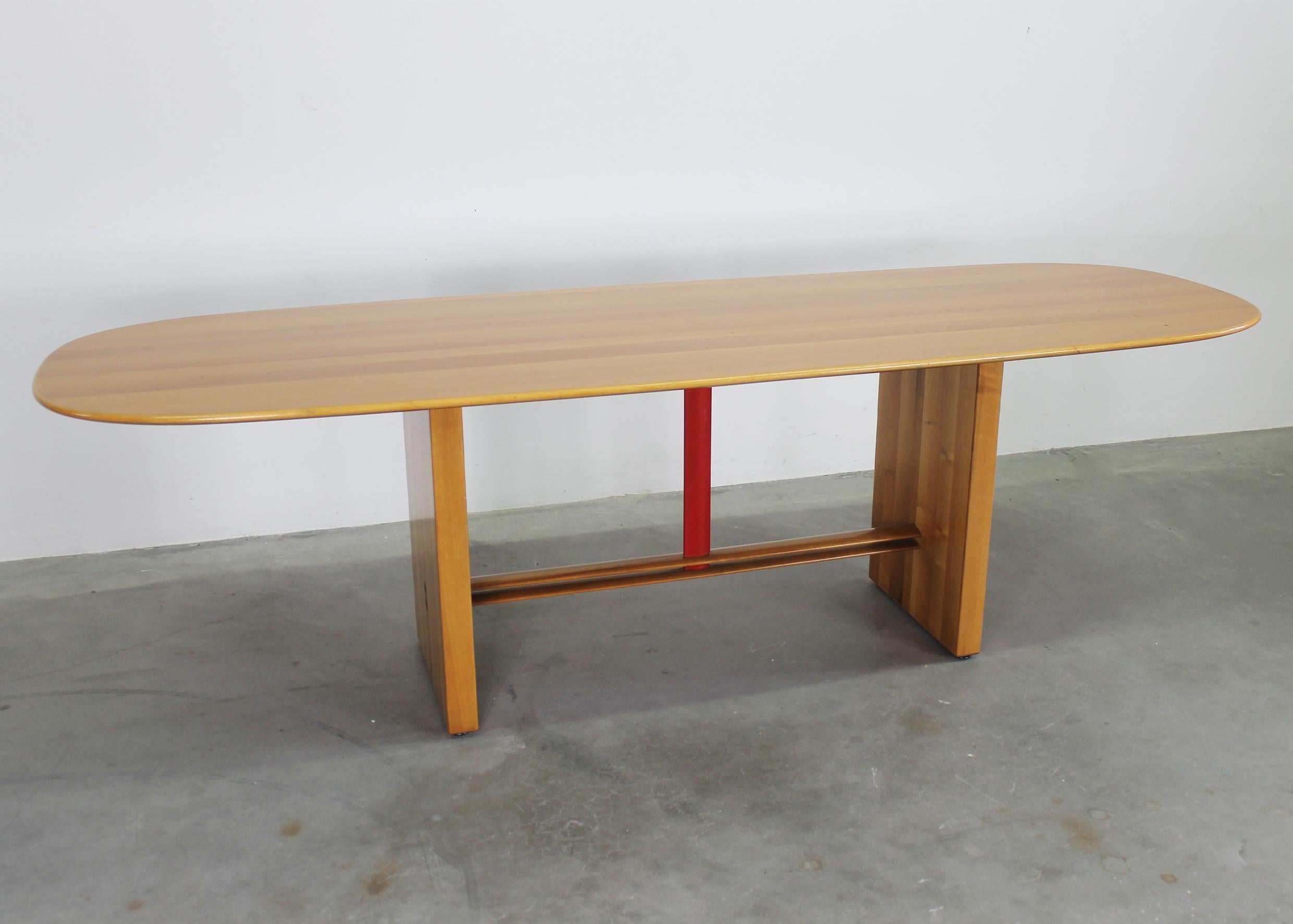 italien Table Tobia & Tobia Scarpa Torcello en Wood Wood par Stildomus 1970 en vente