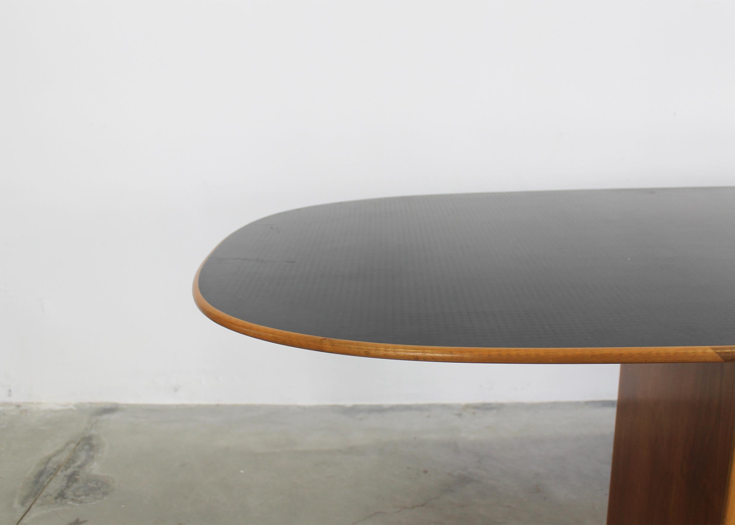 Tobia & Afra Scarpa Torcello Table in Walnut Wood by Stildomus 1970s For Sale 1