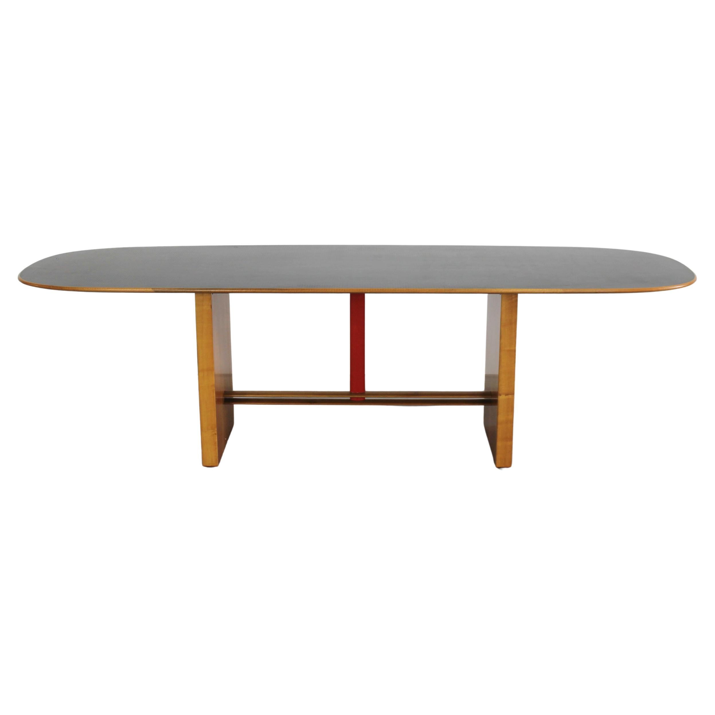 Tobia & Afra Scarpa Torcello Table in Walnut Wood by Stildomus 1970s For Sale