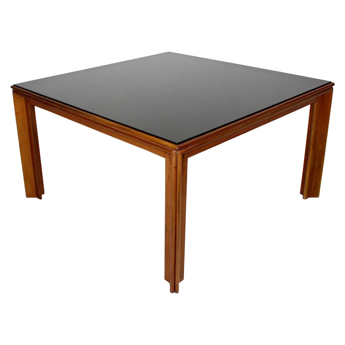Tobia & Afra Scarpa Vintage Dining Table Center Table Walnut 1970s Italy