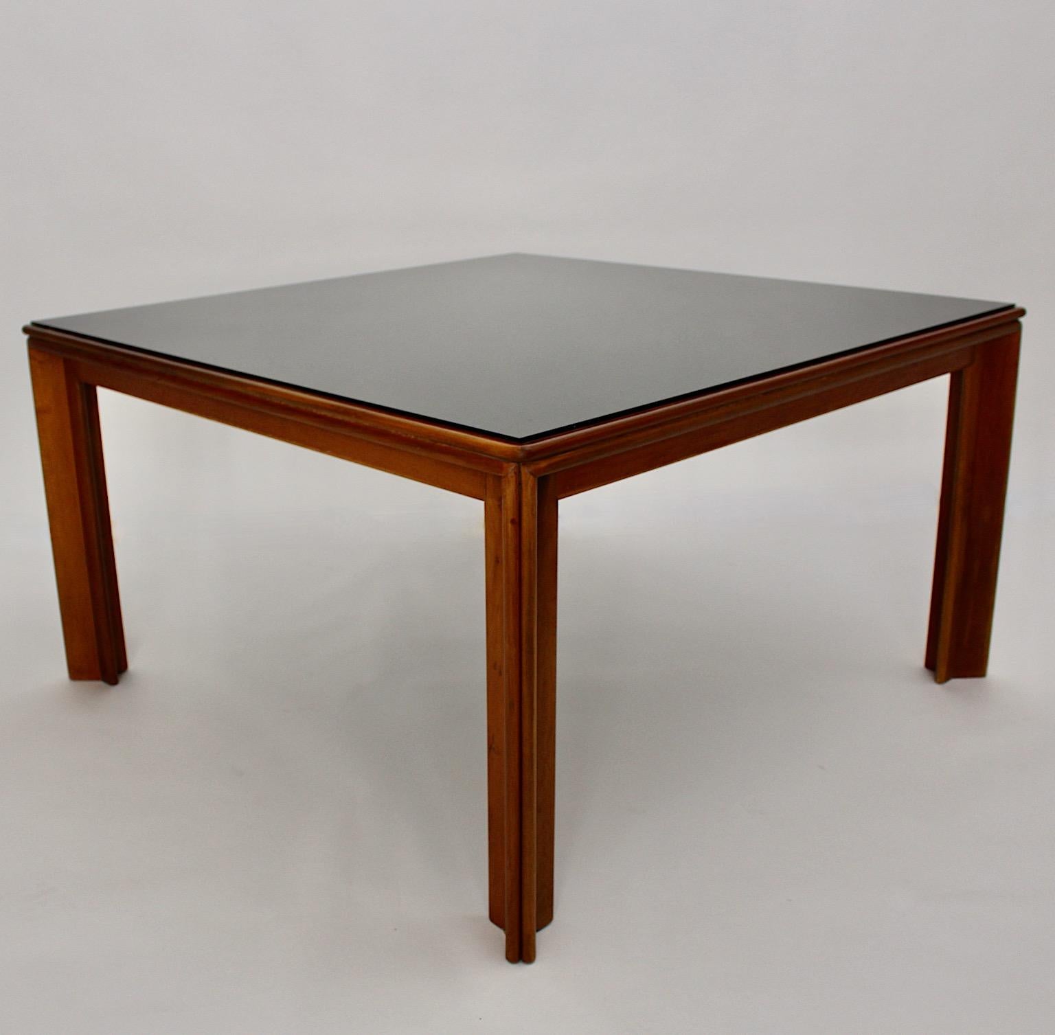 Late 20th Century Modernist Vintage Tobia & Afra Scarpa Vintage Dining Table Walnut 1970s Italy For Sale