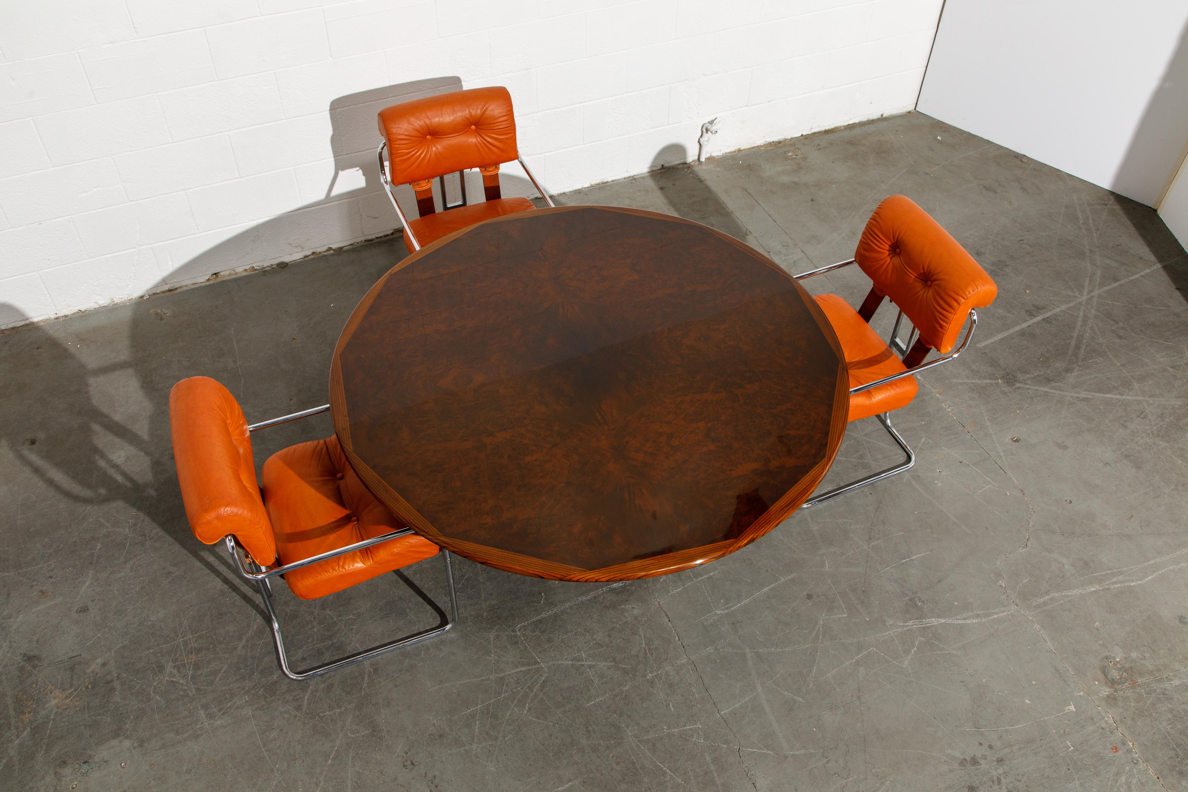 Tobia Scarpa 'Africa' Dining Table from Artona Series by Maxalto, 1975, Signed 3