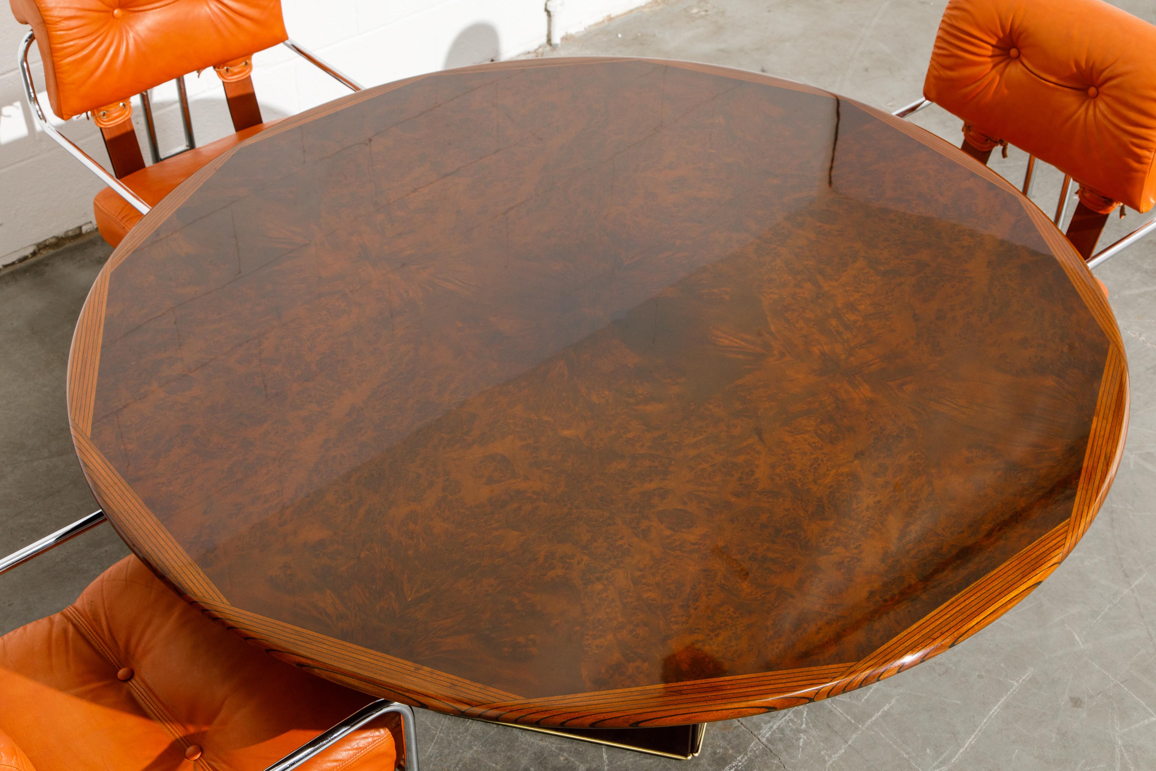 Tobia Scarpa 'Africa' Dining Table from Artona Series by Maxalto, 1975, Signed 4