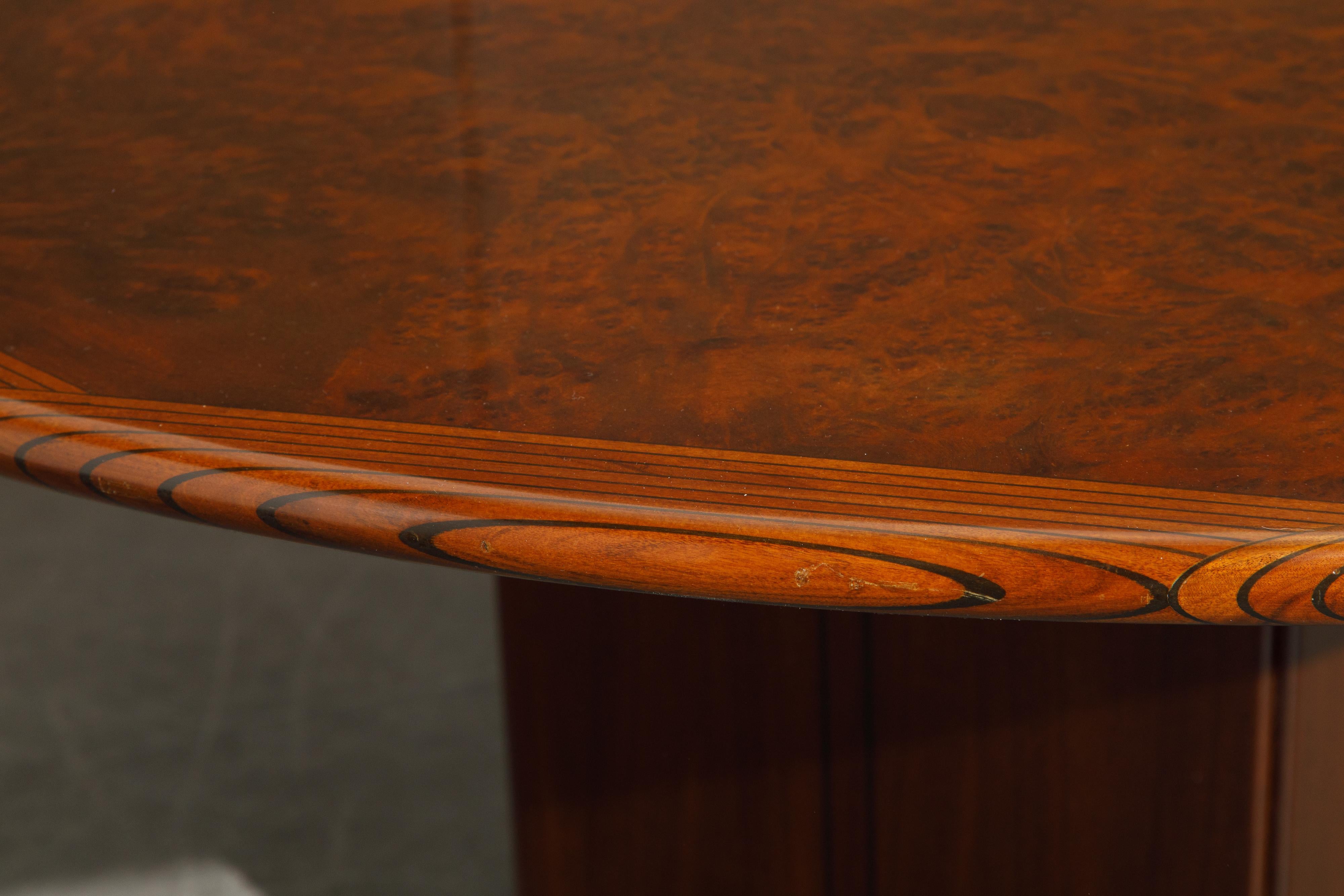 Tobia Scarpa 'Africa' Dining Table from Artona Series by Maxalto, 1975, Signed 6