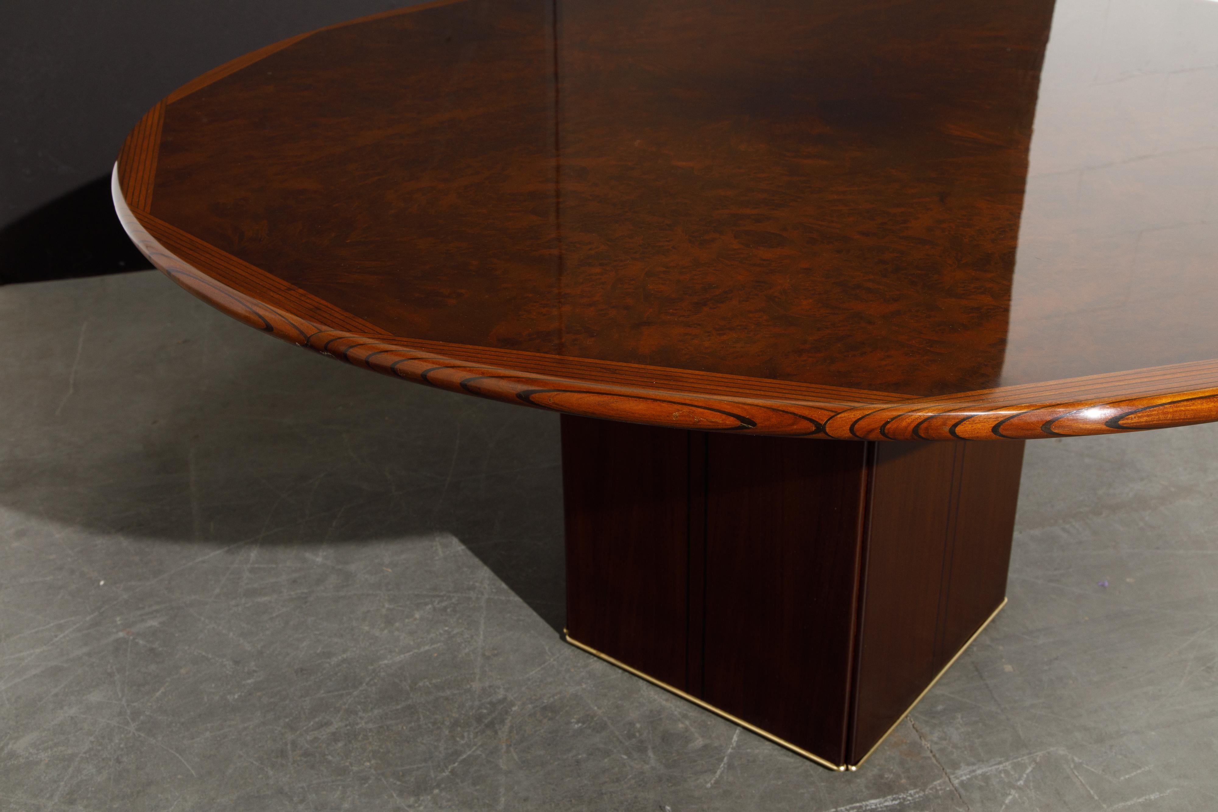Tobia Scarpa 'Africa' Dining Table from Artona Series by Maxalto, 1975, Signed 7