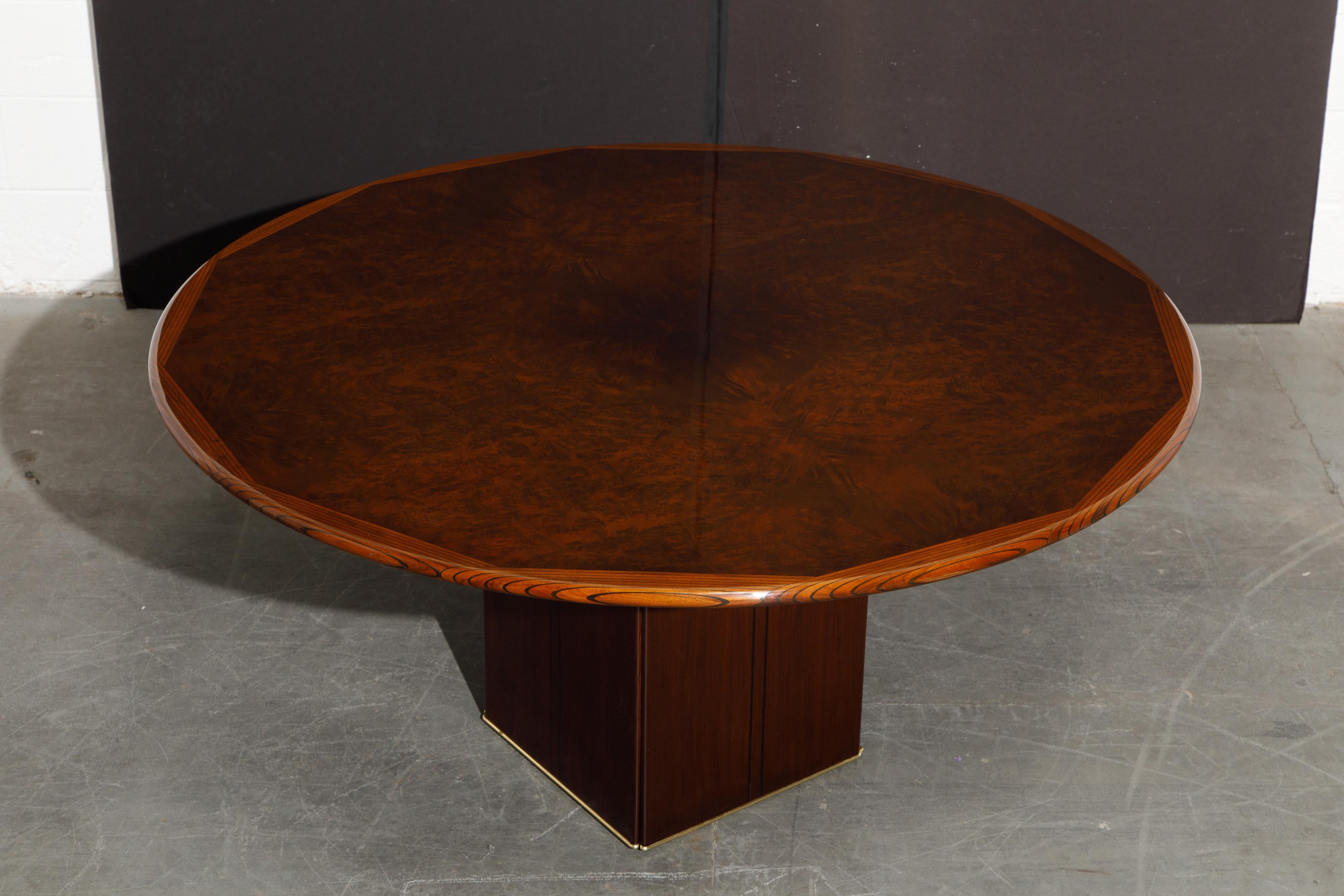 Late 20th Century Tobia Scarpa 'Africa' Dining Table from Artona Series by Maxalto, 1975, Signed 