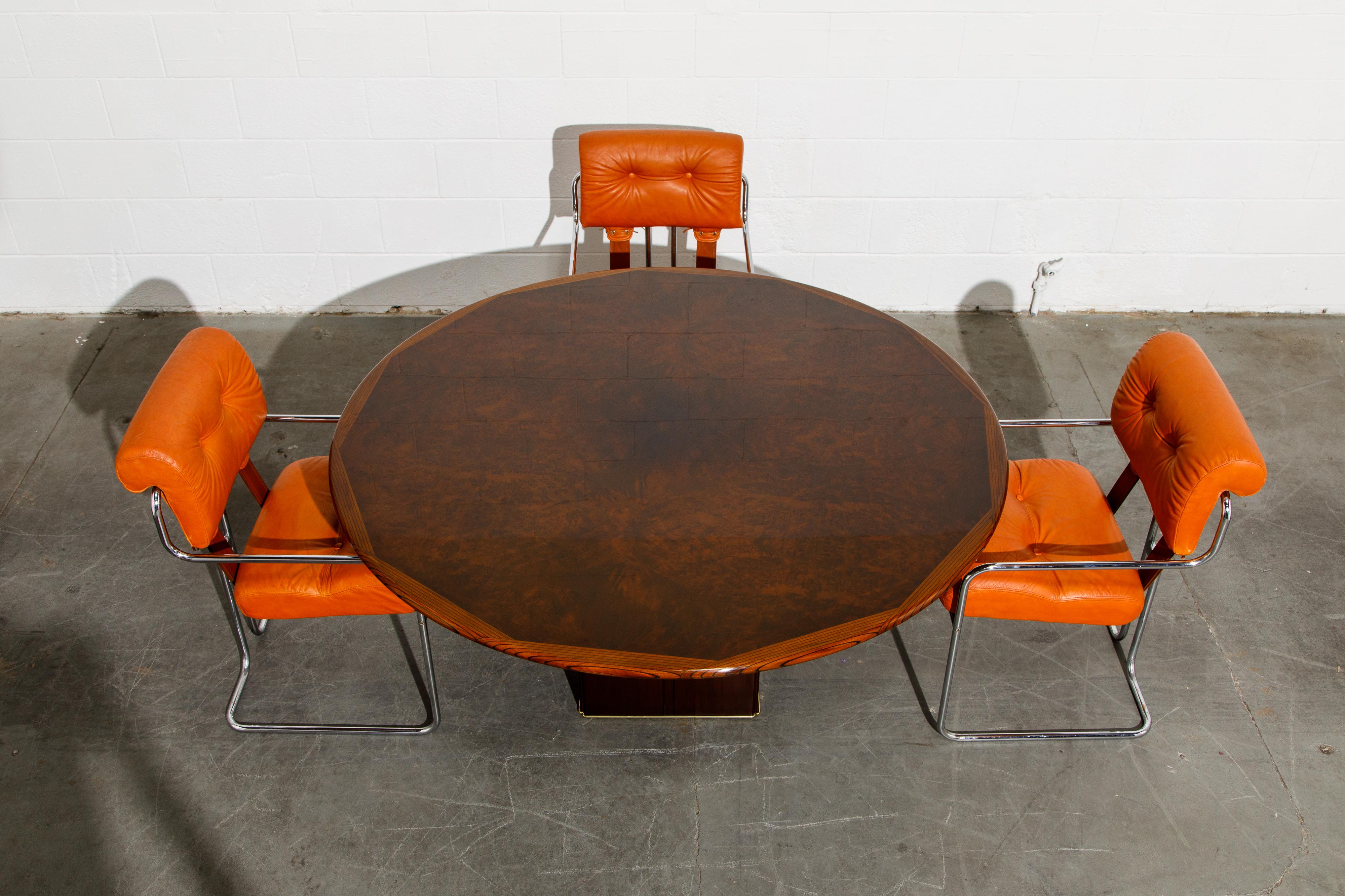 Tobia Scarpa 'Africa' Dining Table from Artona Series by Maxalto, 1975, Signed 2