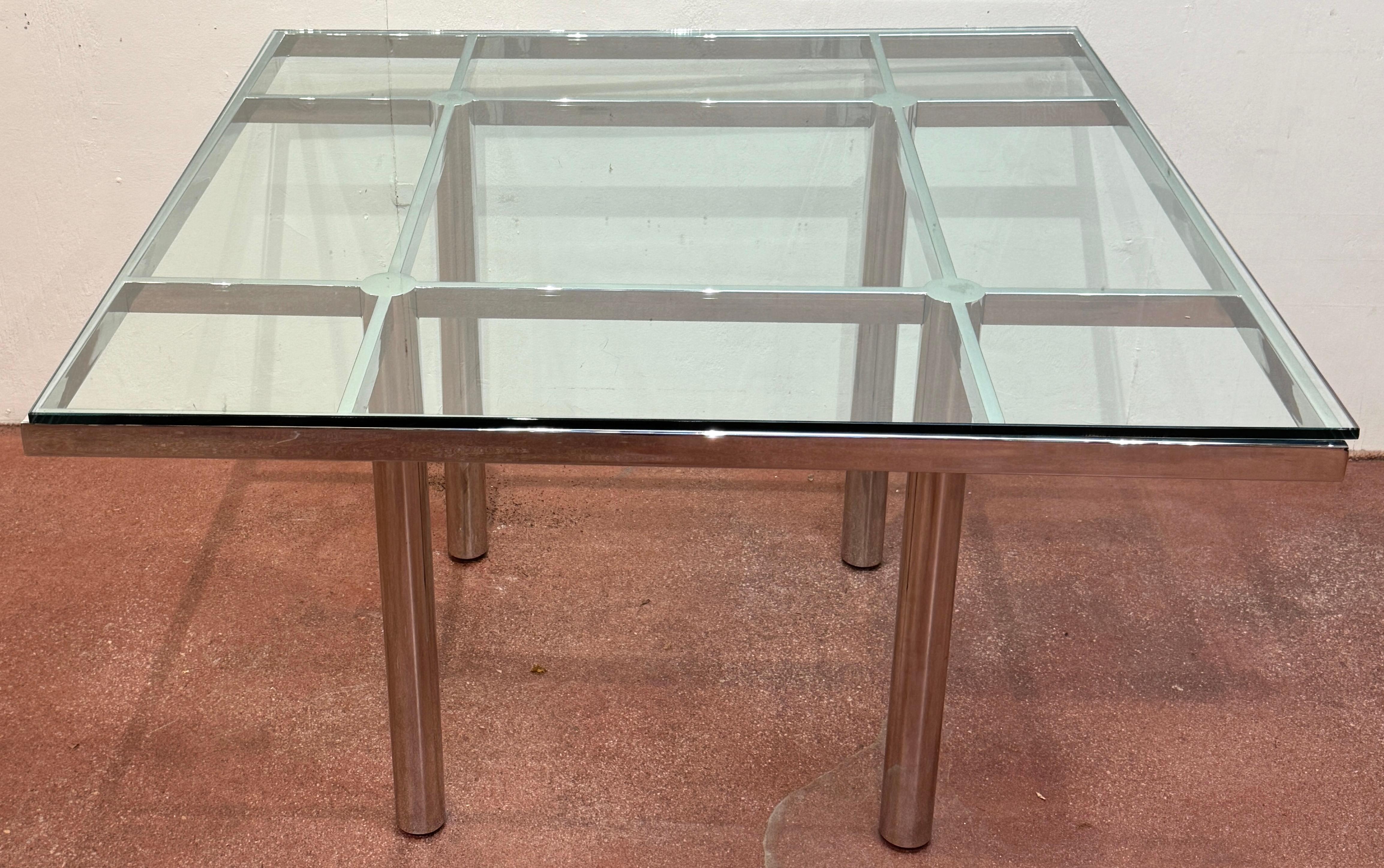 Table de salle à manger carrée "André" Tobia Scarpa pour Gavina / Knoll International, 1970 en vente