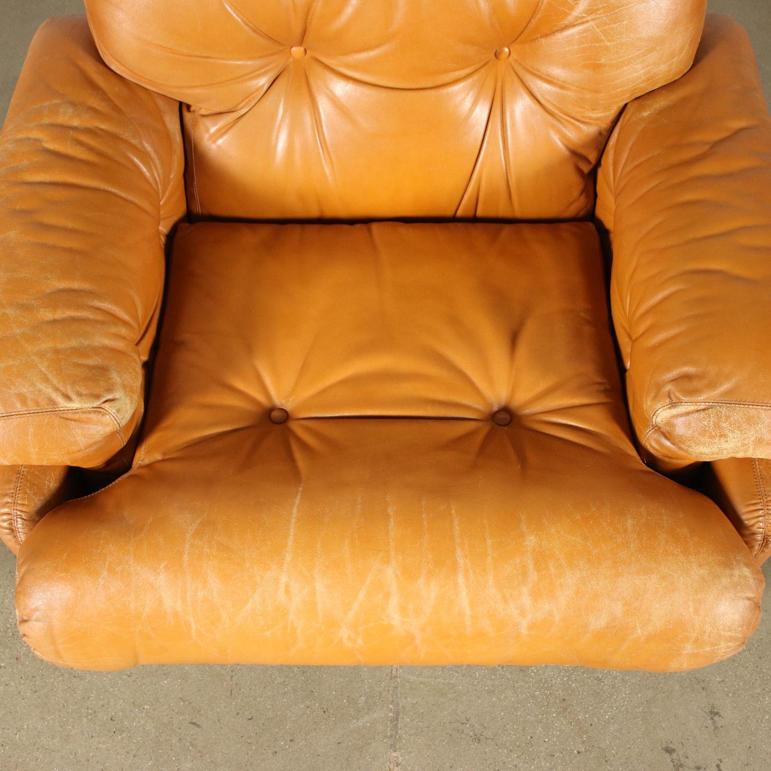 Other Tobia Scarpa Armchair Foam Leather, 1970s