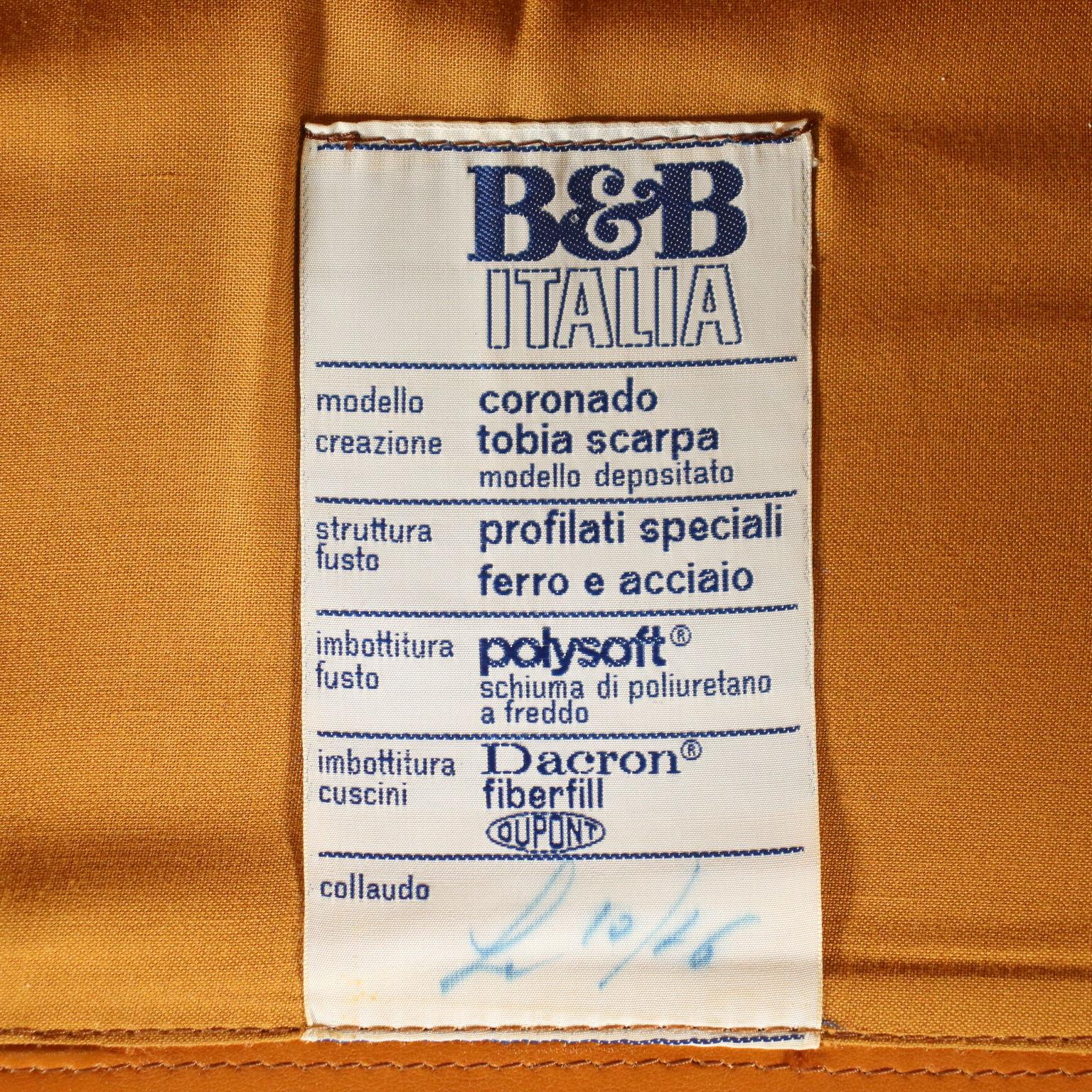 Tobia Scarpa Armchair Foam Leather, 1970s 1