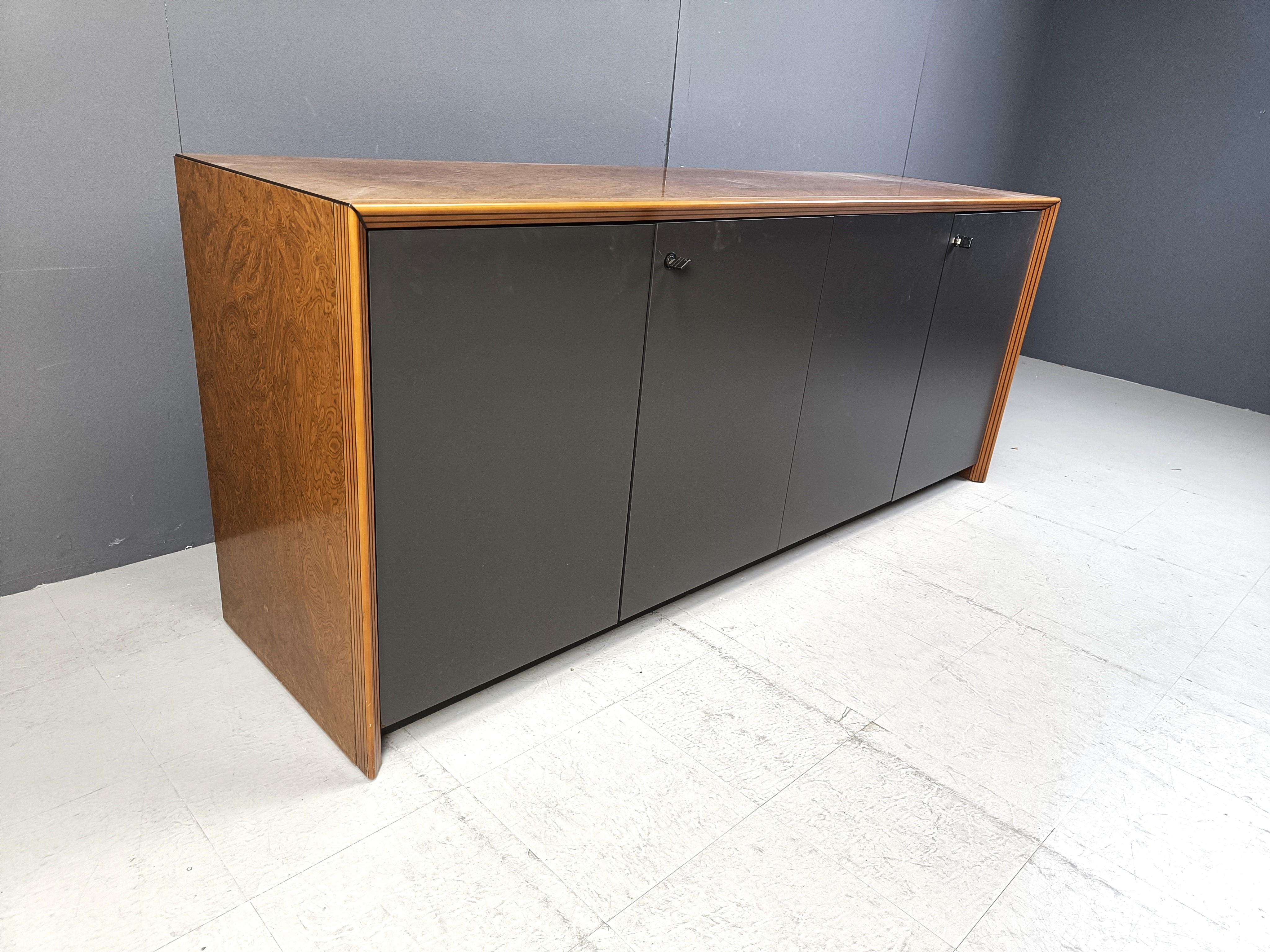 Wood Tobia Scarpa Artona series sideboard for Maxalto, 1970s