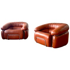 Tobia Scarpa attributed "tub"Chairs