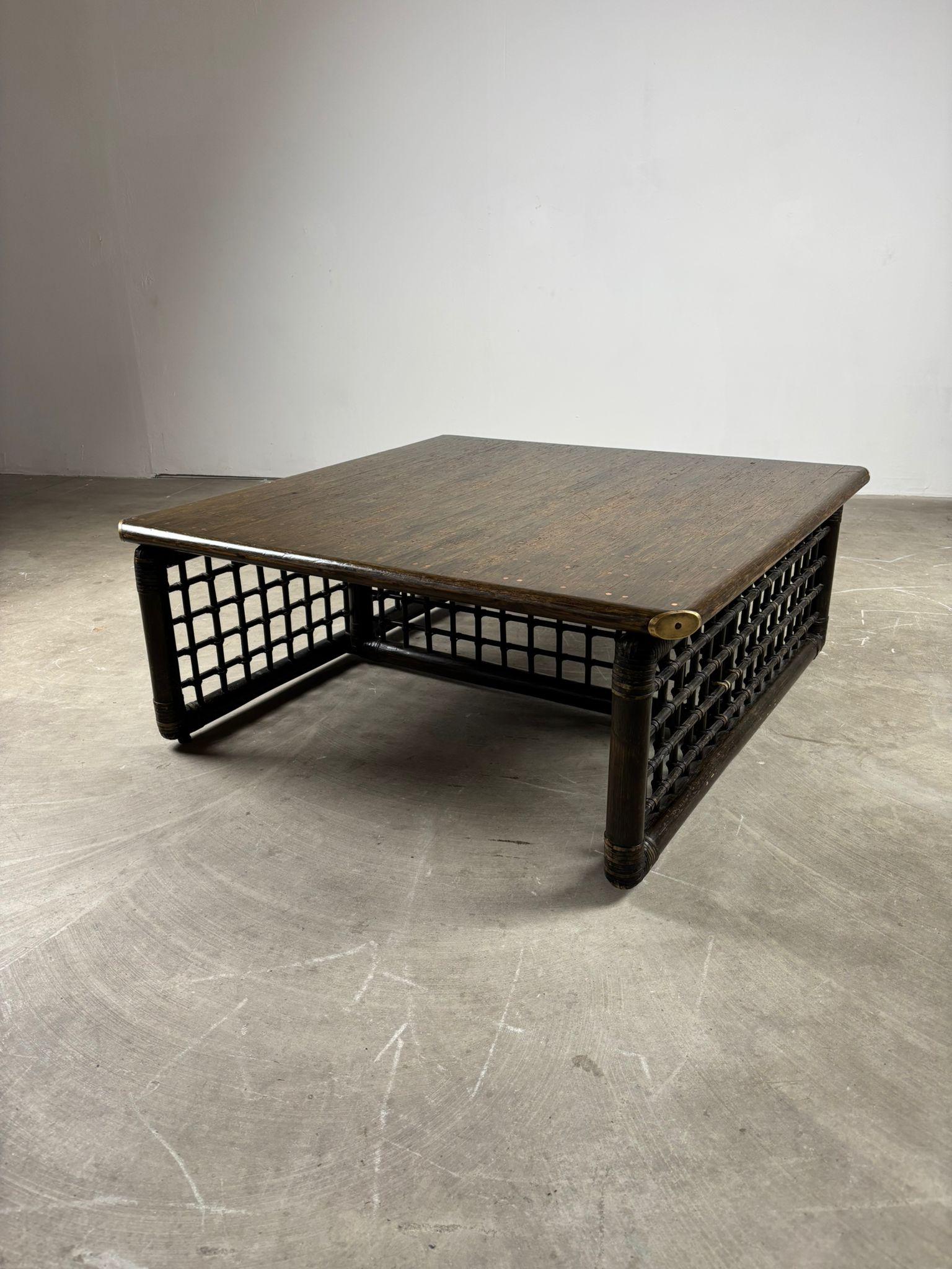 Tobia Scarpa – Bamboo Coffee Table, B&B Compagnia delle Filippine, 1970s en vente 3