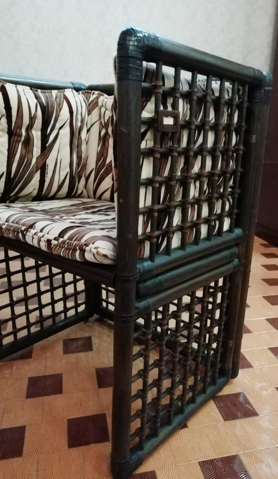 Tobia Scarpa Basilian Armchairs  In Good Condition For Sale In Marano Di Napoli, NA