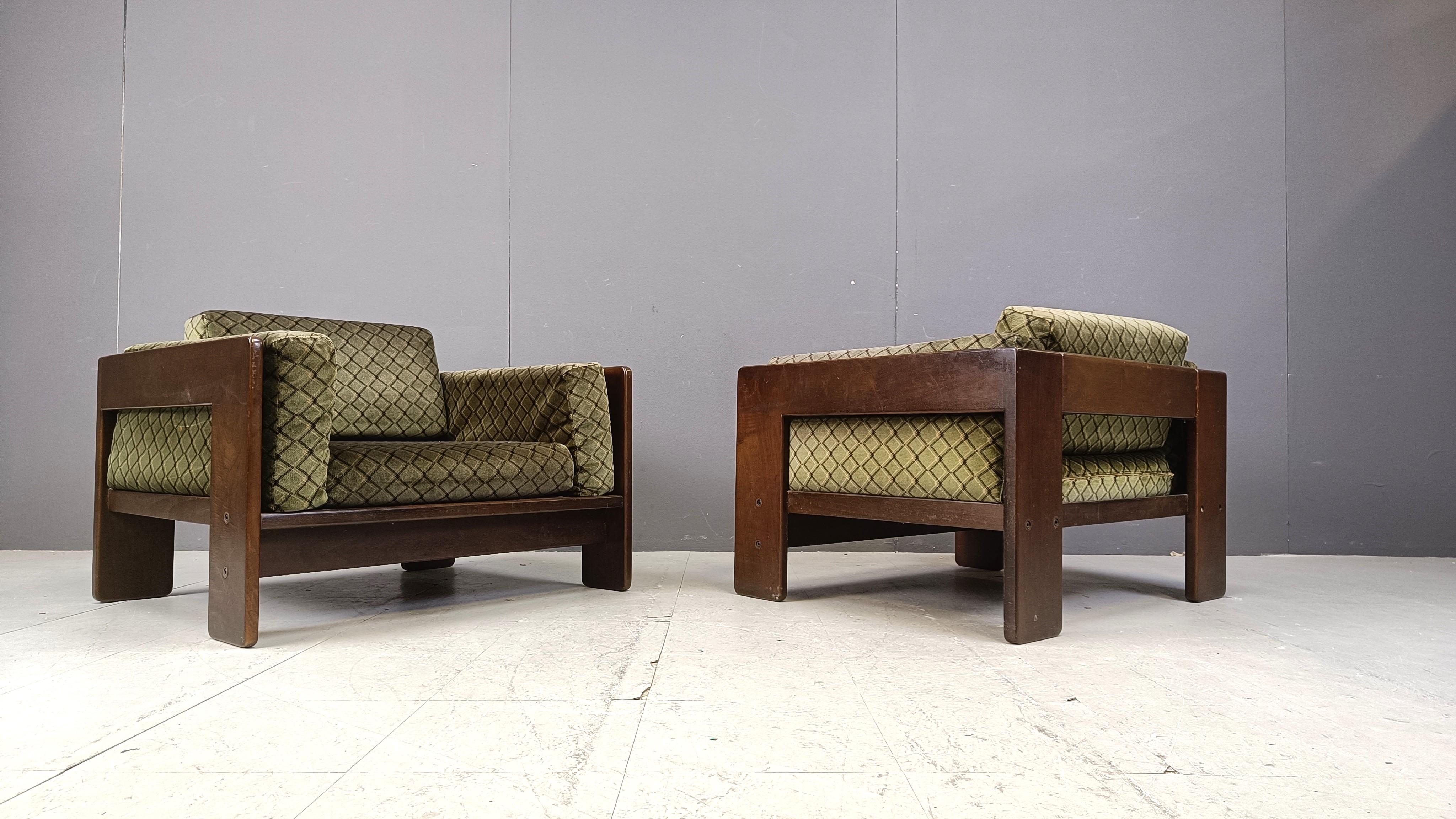 Tobia Scarpa  'Bastiano' armchairs by Gavina, 1970s - set of 2 3