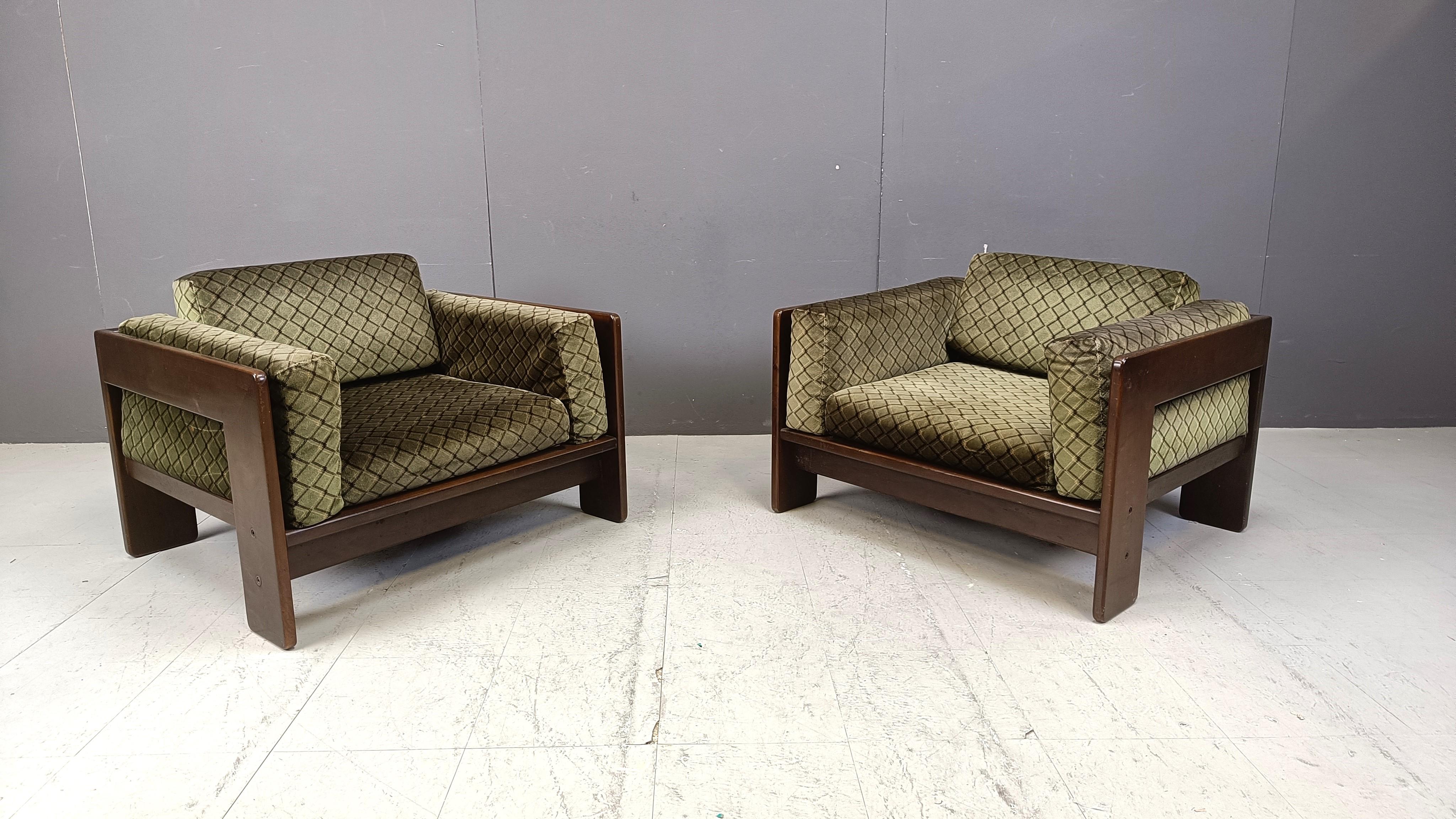 Tobia Scarpa  'Bastiano' armchairs by Gavina, 1970s - set of 2 1