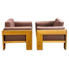 Sedie da salotto di Tobia Scarpa Bastiano per Knoll, circa anni '70